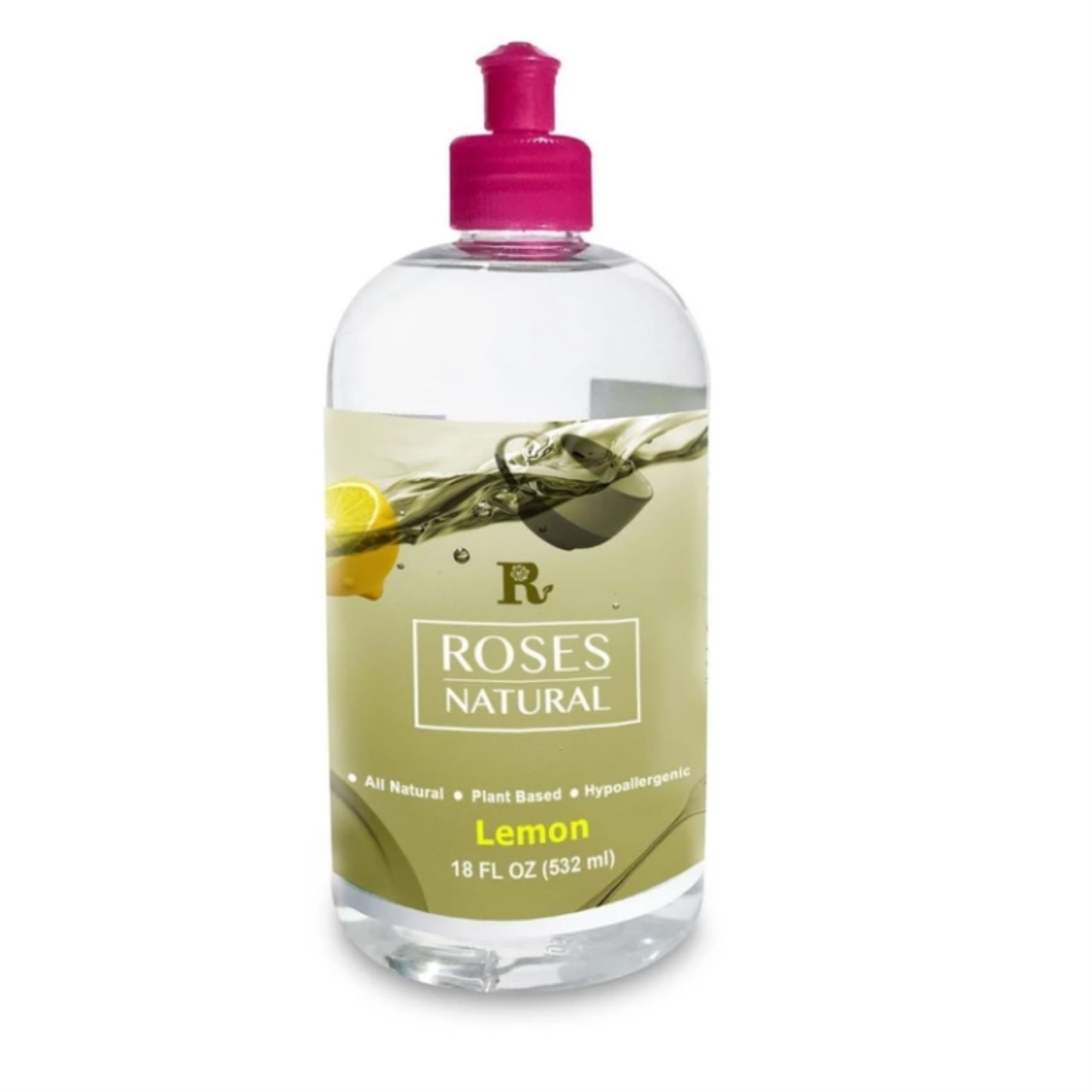 Natural Dish Soap - Lemon 18Oz