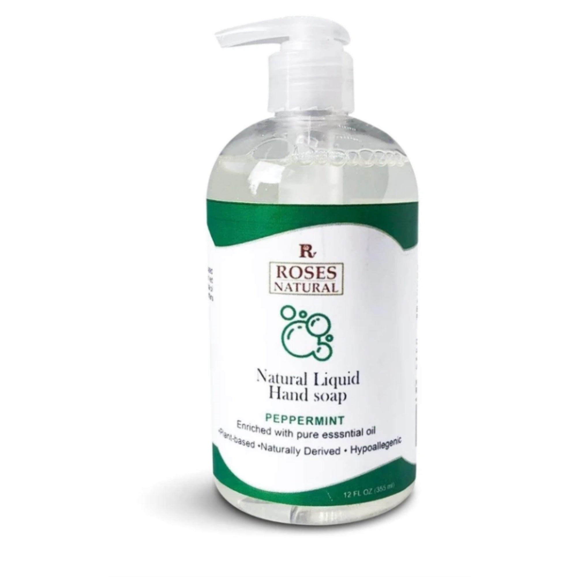 Natural Hand Soap - Peppermint 9Oz