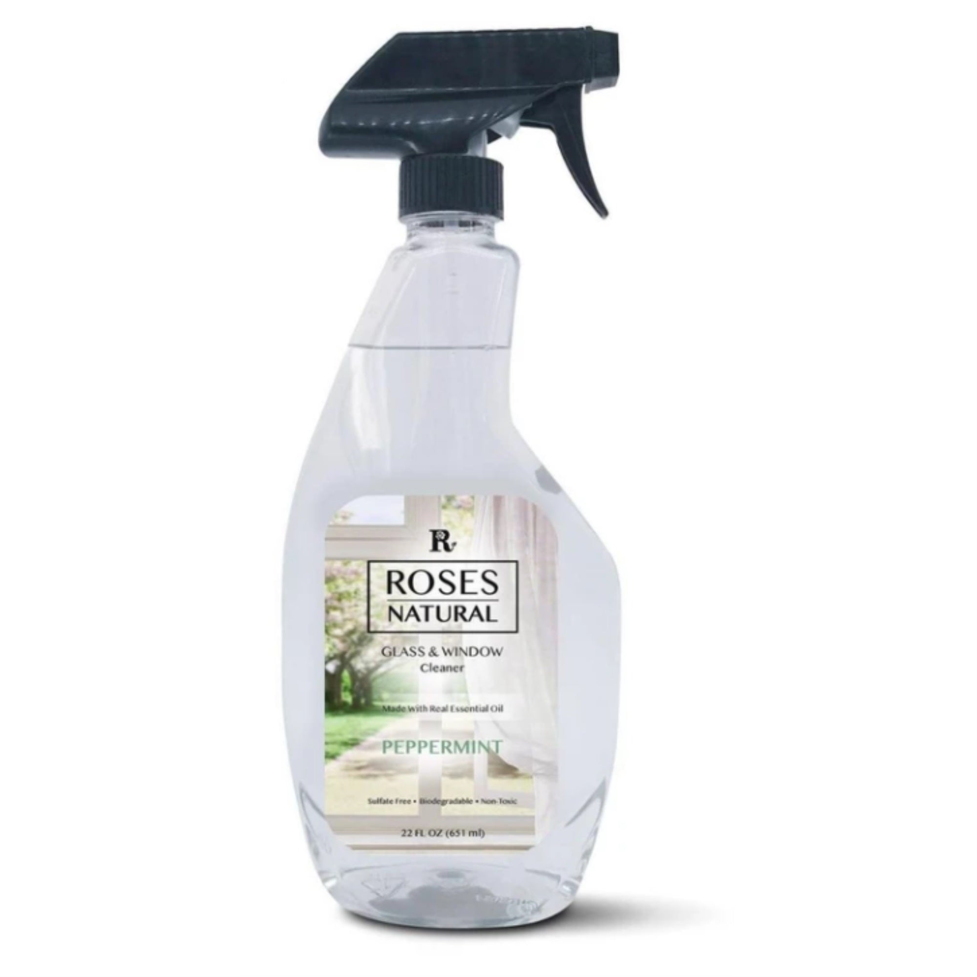 Glass & Window Cleaner - Peppermint 22Oz