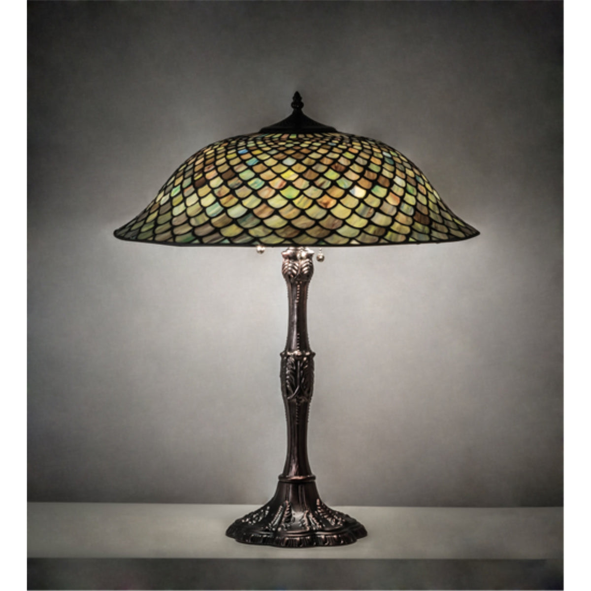26' High Tiffany Fishscale Table Lamp
