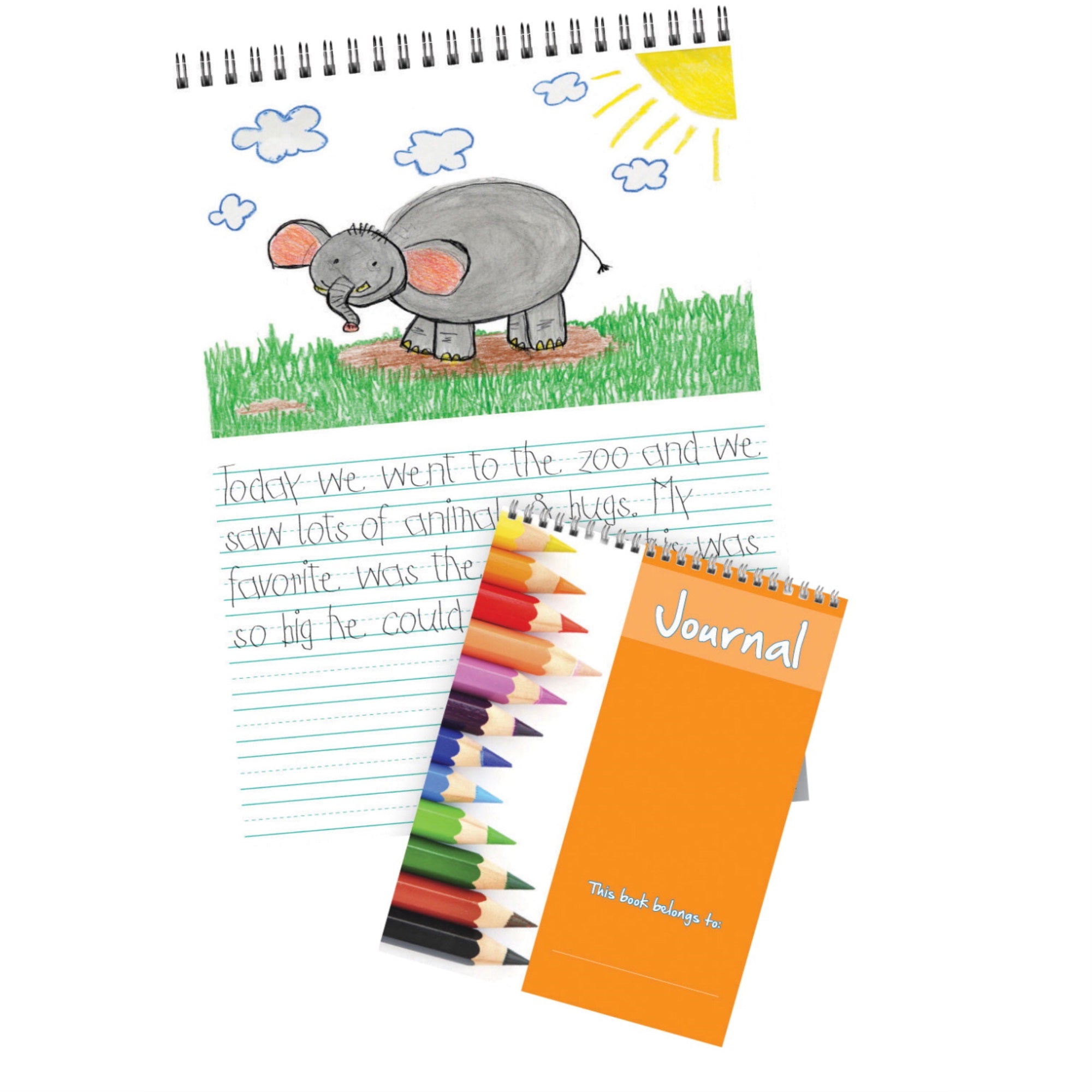 Hammond &Amp; Stephens Elementary Writing Journal, 8-1/2 X 11 Inches, 96 Sheets