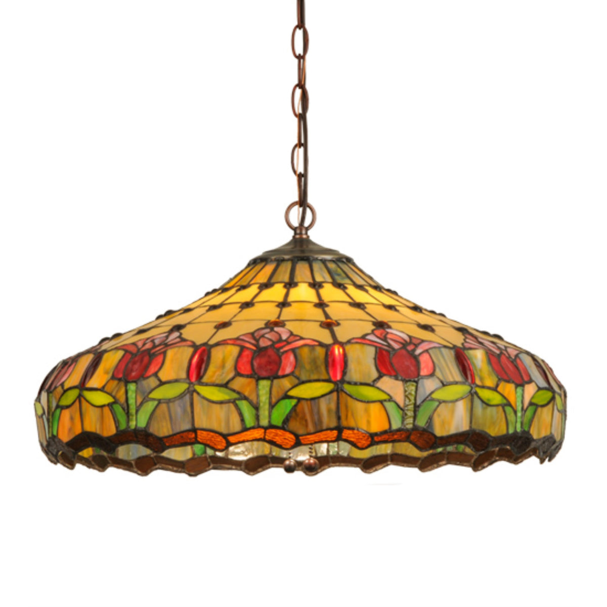22'W Colonial Tulip Pendant