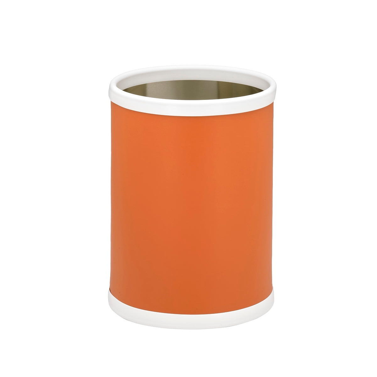 Spicy Orange 10.75 Inches Rd. Waste Basket