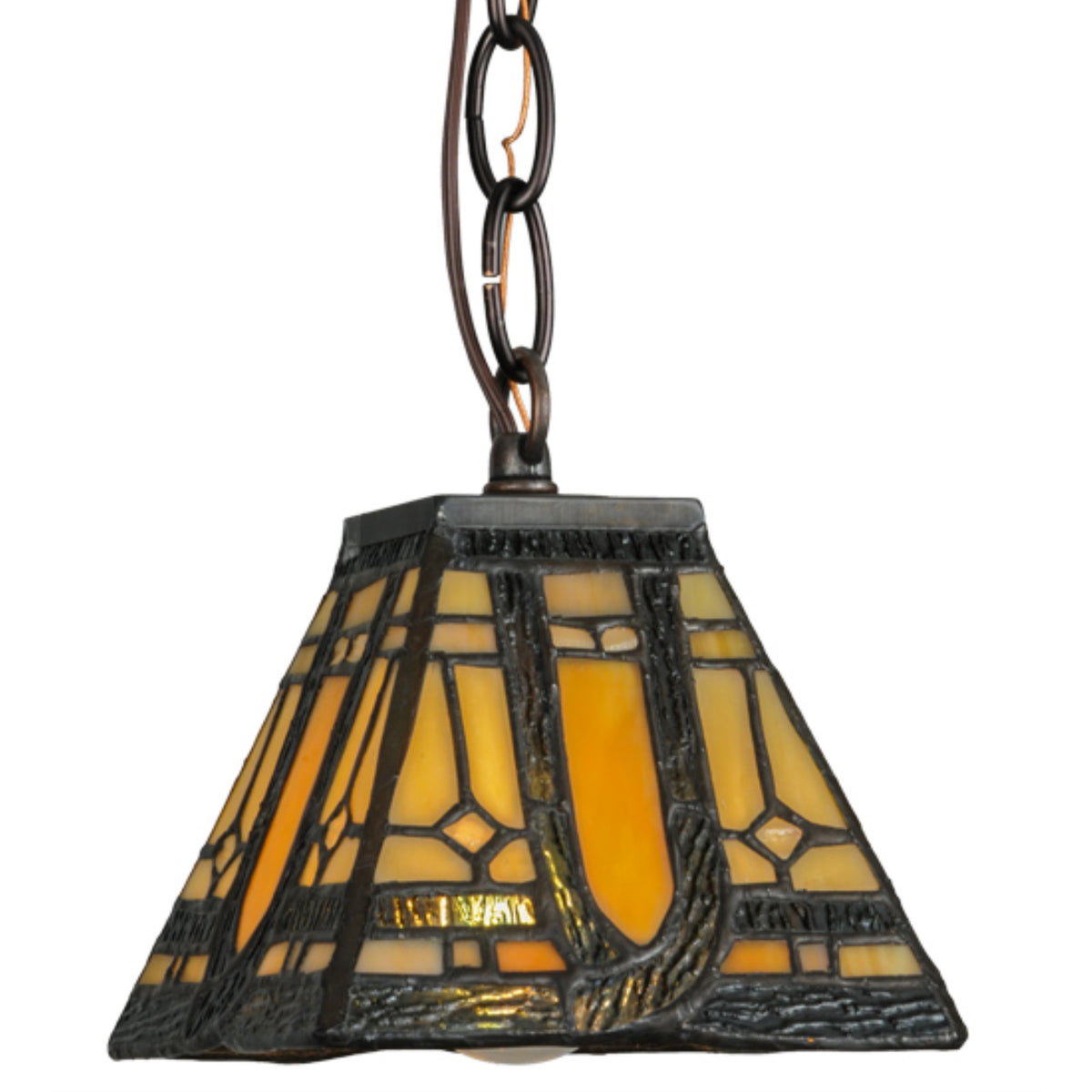 5'Sq Sierra Prairie Mission Mini Pendant
