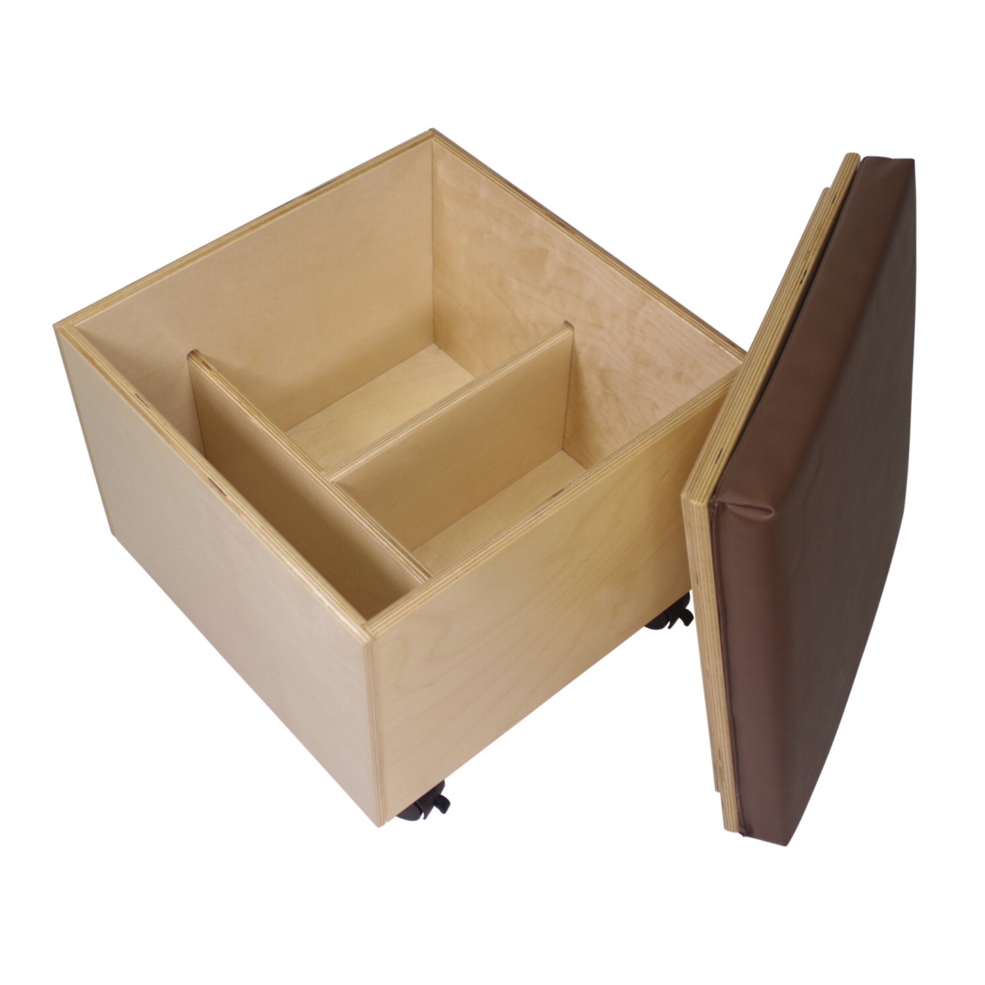 Childcraft Help On Wheels Mobile Teacher Stool, 18 X 18 X 18 Inches