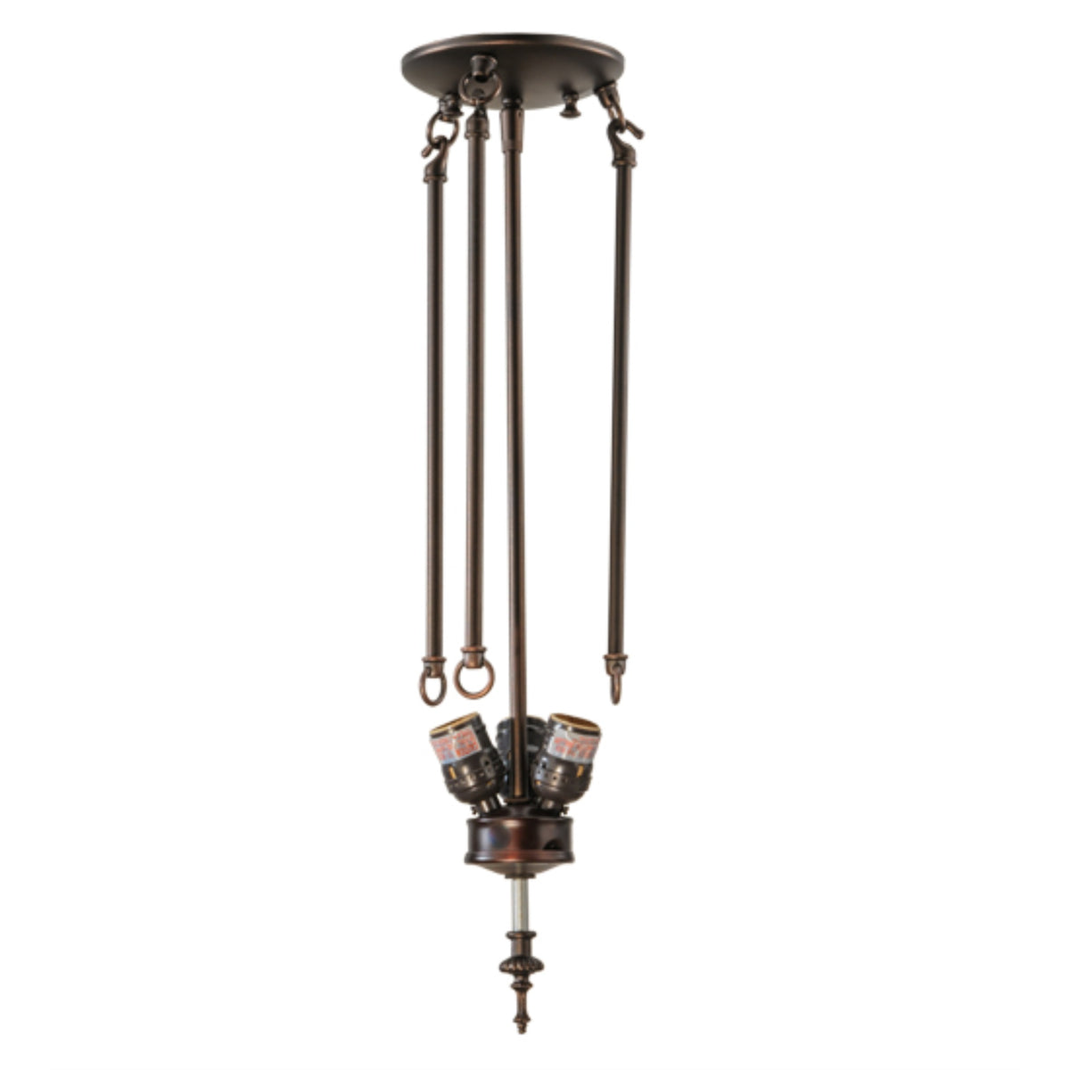 22'H Semi Flush Mount No Chain 3Lt