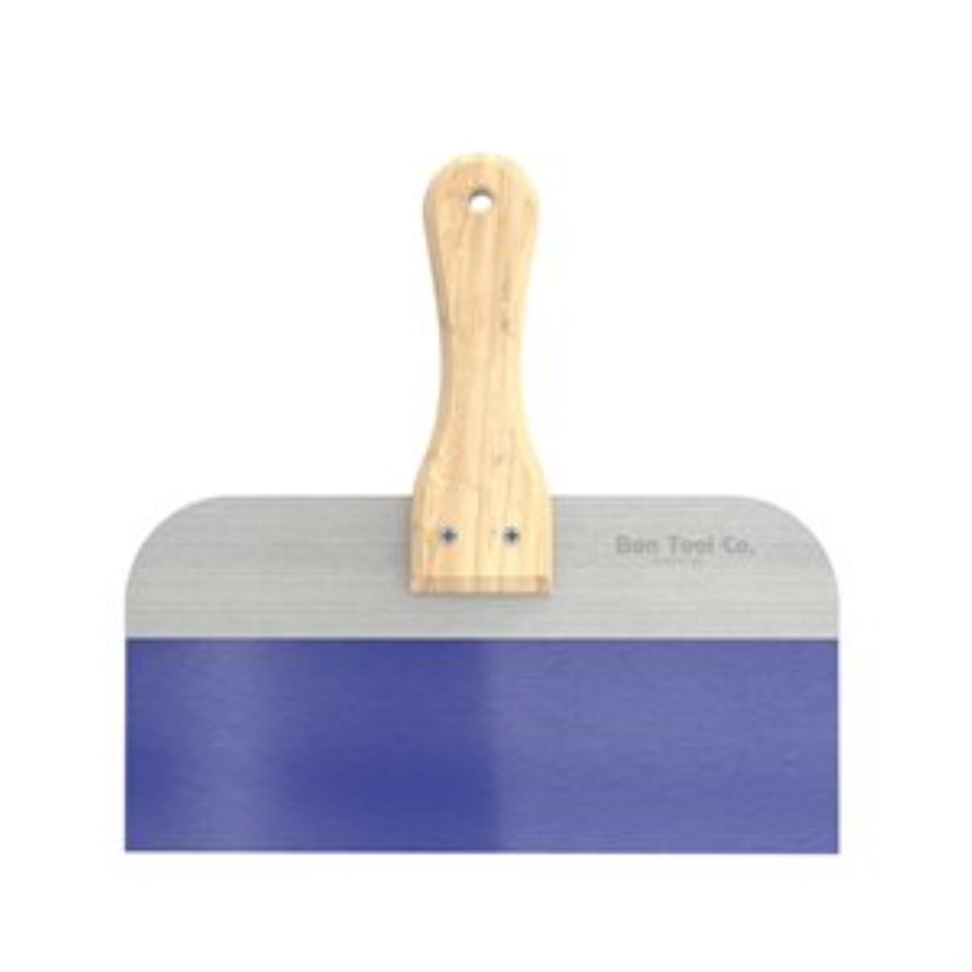 Bon 15-151 Taping Knife - Blue Steel 8-inch X 3-inch - 7-inch Wood Handle