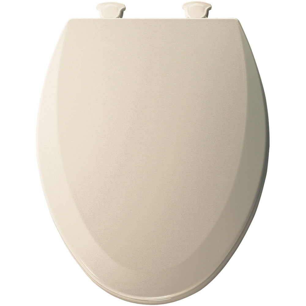 Bemis Elongated Molded Wood Toilet Seat, Almond