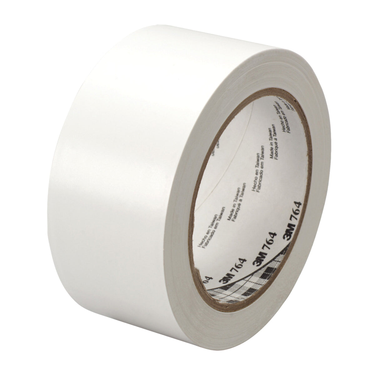 3M General Purpose Wear Resistant Floor Marking Tape Roll, 1 Inch X 36 Yards, White