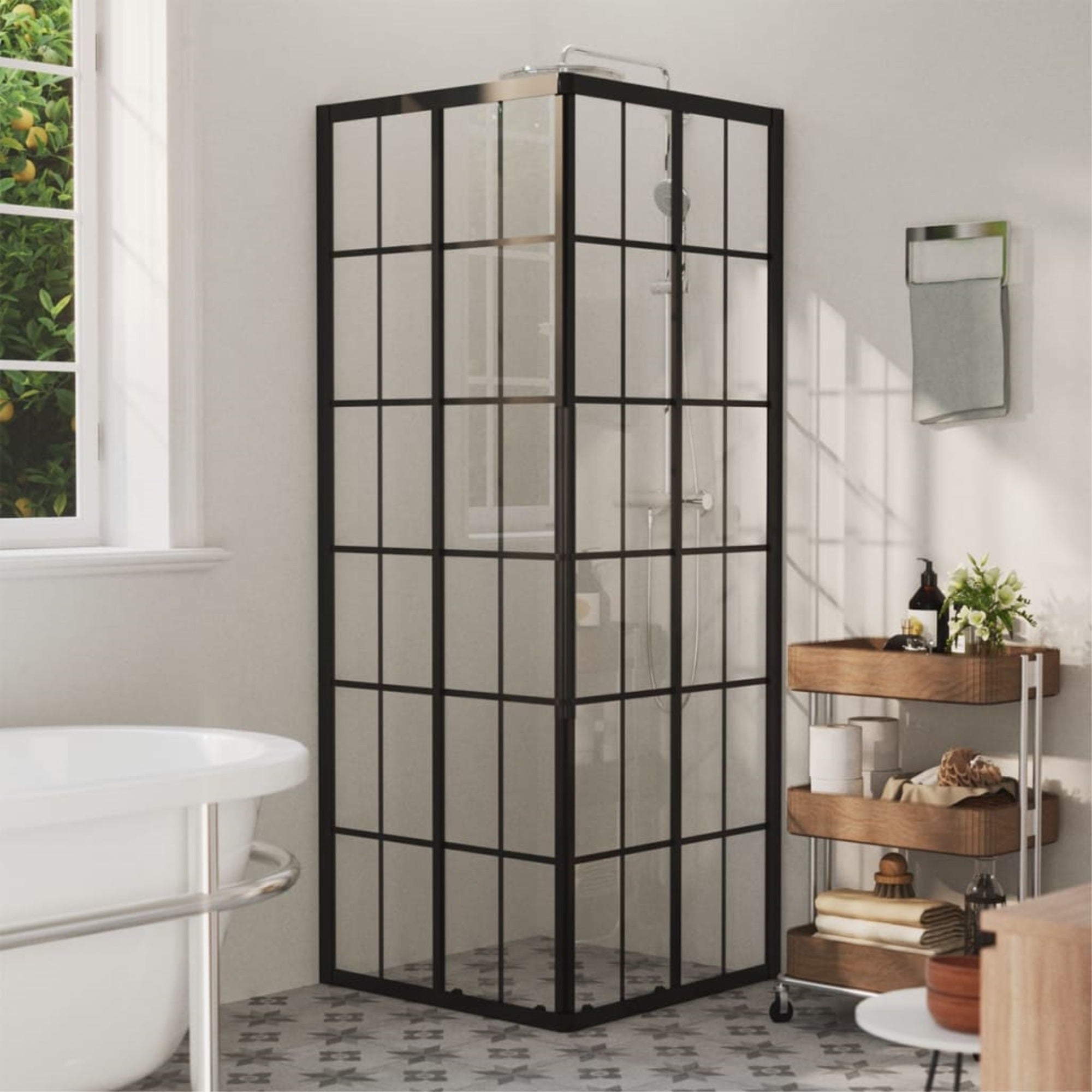 Vidaxl Shower Cabin Esg 31.5'X31.5'X70.9'