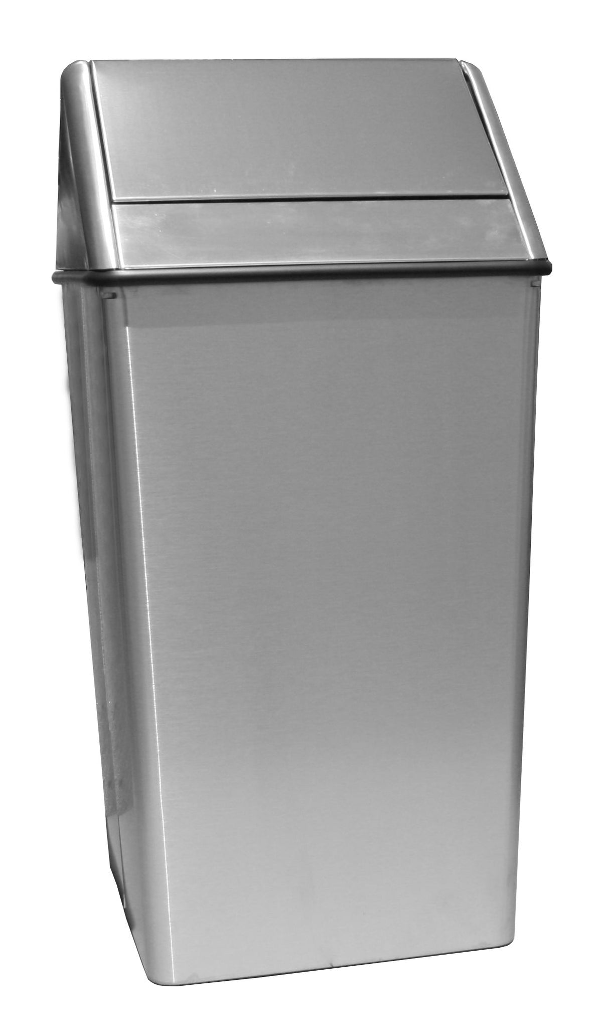 1511Htss-Vv Ergode Swingtop Stainless Steel Hamper - Spacious & Durable For Educational & Industrial Settings - Swing Top, Rub