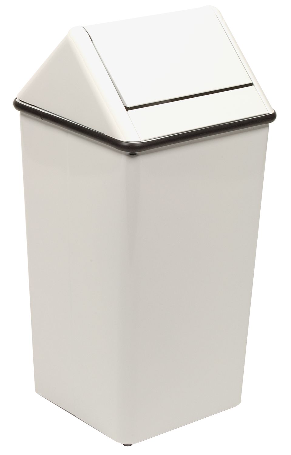 1511Htwh-Vv Ergode Swingtop Square Hamper - Spacious & Durable For Hospitality, Educational, And Industrial Venues - Swing Top