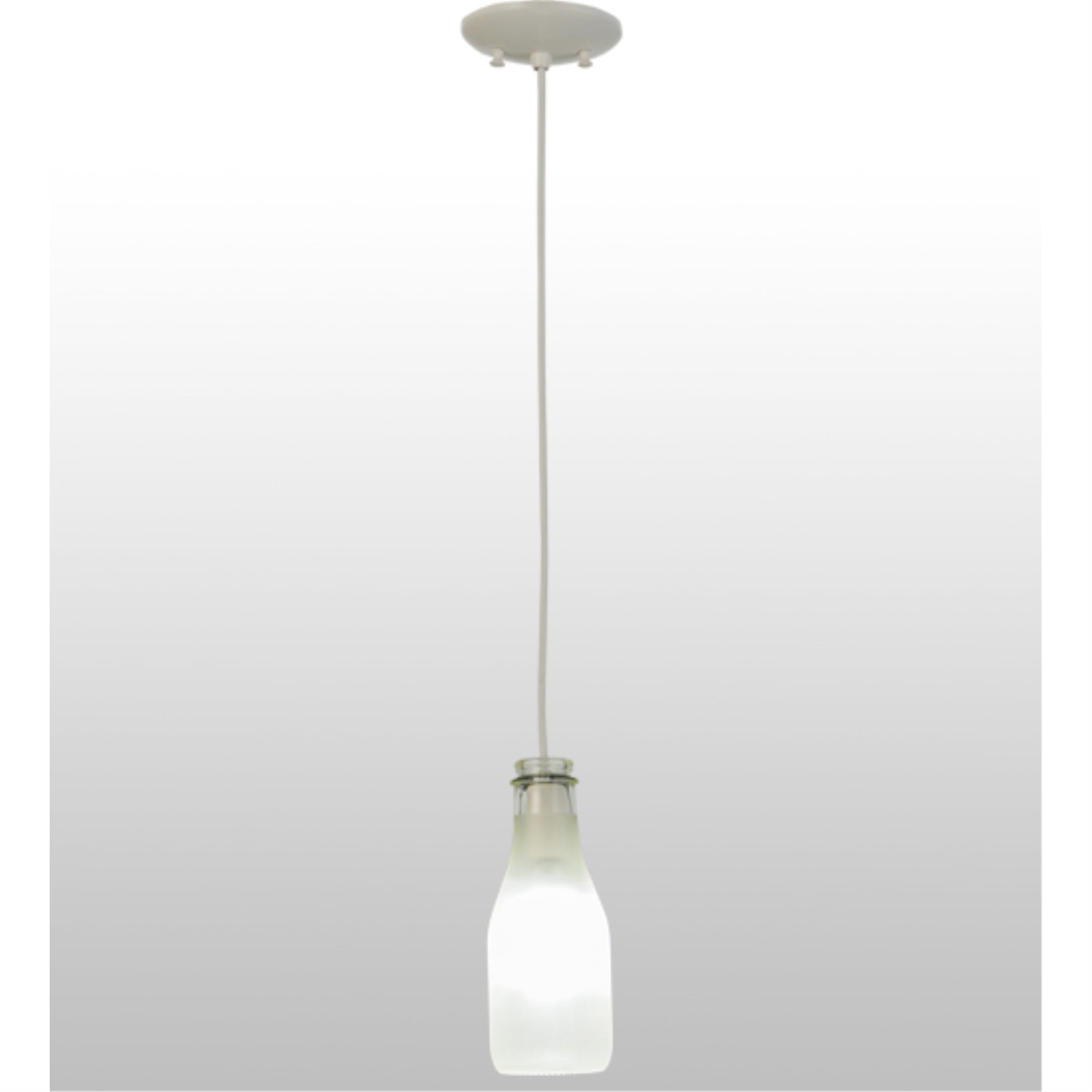5'W Milk Bottle Led Mini Pendant