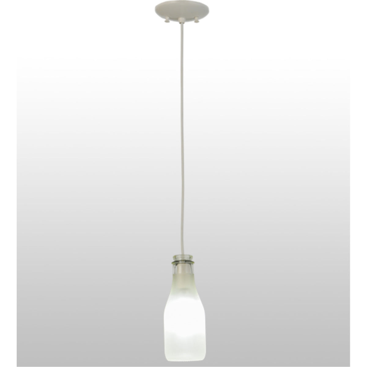 5'W Milk Bottle Led Mini Pendant