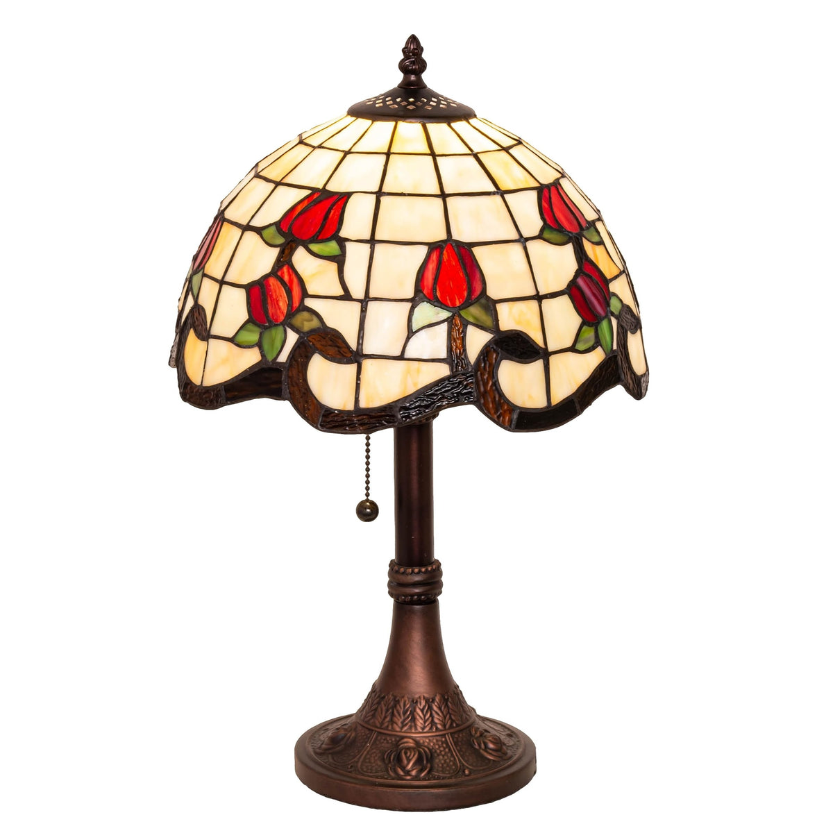 19' High Roseborder Table Lamp