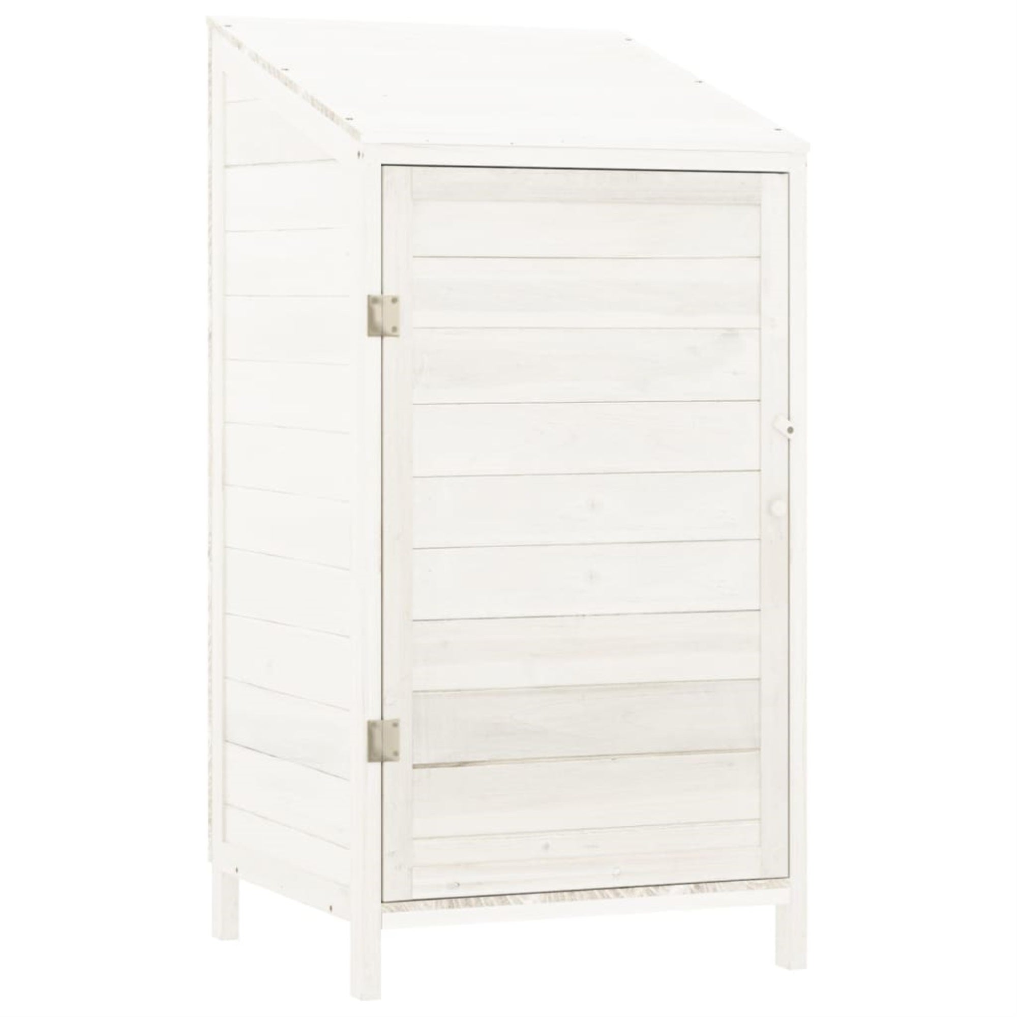 Vidaxl Garden Shed White 21.7'X20.5'X44.1' Solid Wood Fir