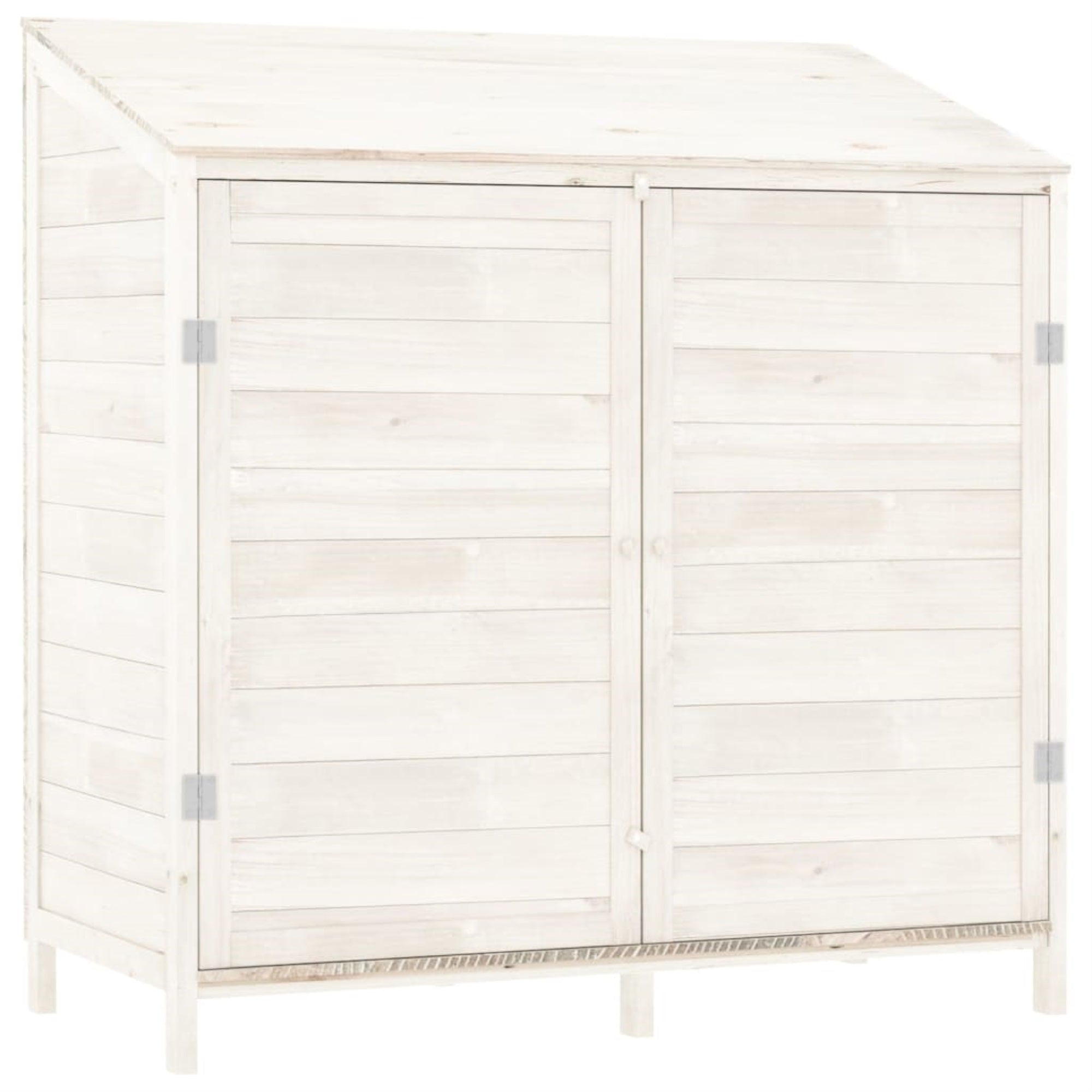 Vidaxl Garden Shed White 40.2'X20.5'X44.1' Solid Wood Fir