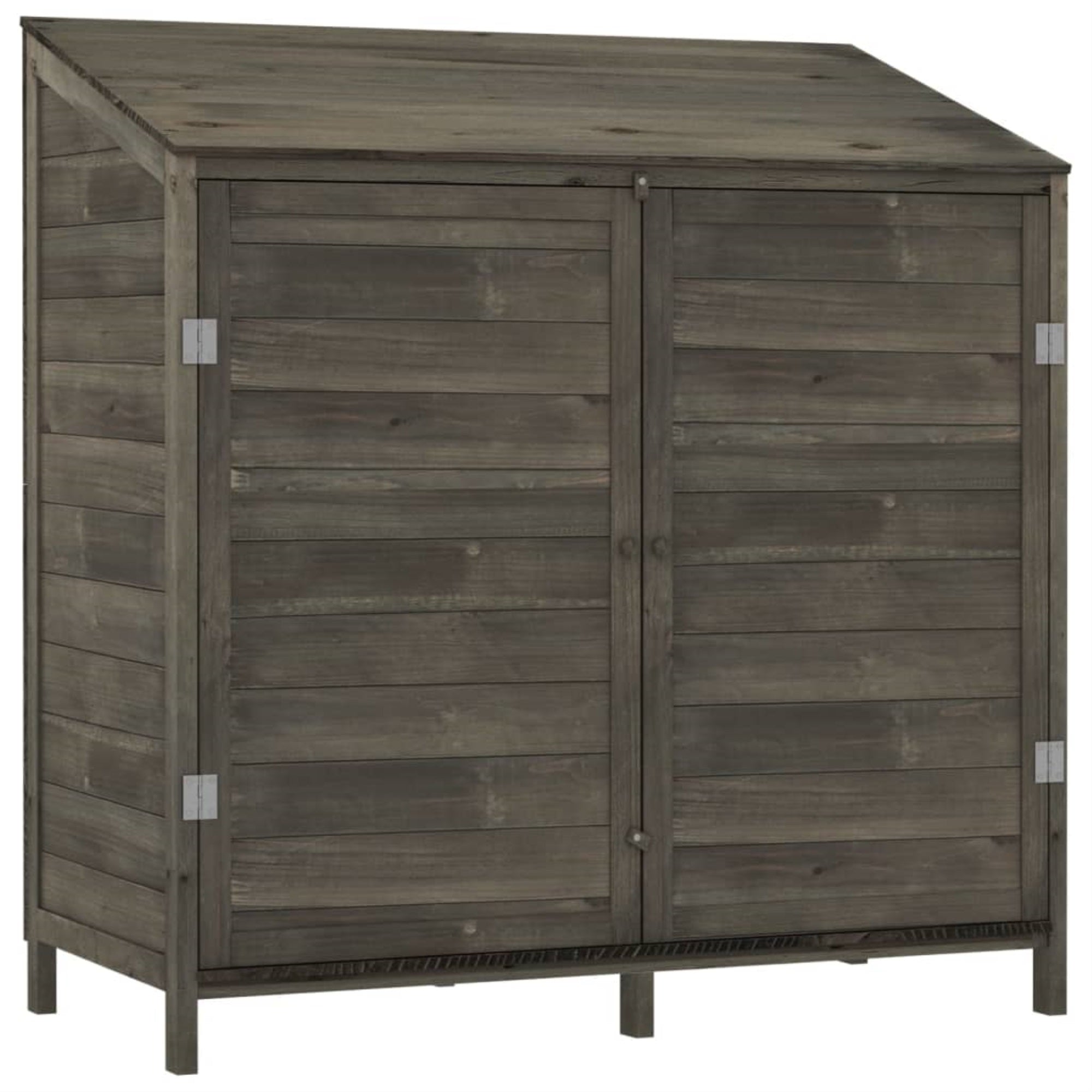 Vidaxl Garden Shed Anthracite 40.2'X20.5'X44.1' Solid Wood Fir