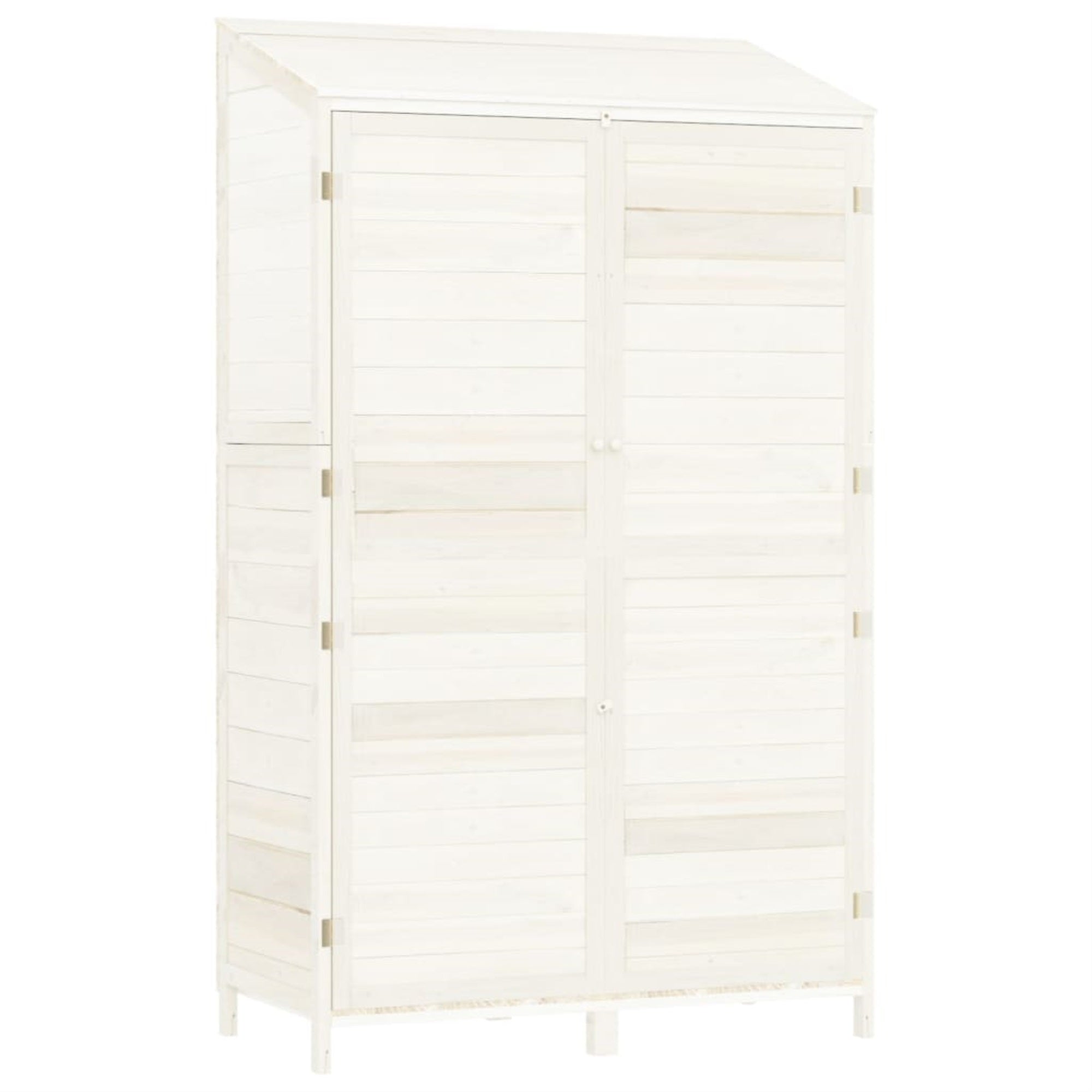 Vidaxl Garden Shed White 40.2'X20.5'X68.7' Solid Wood Fir
