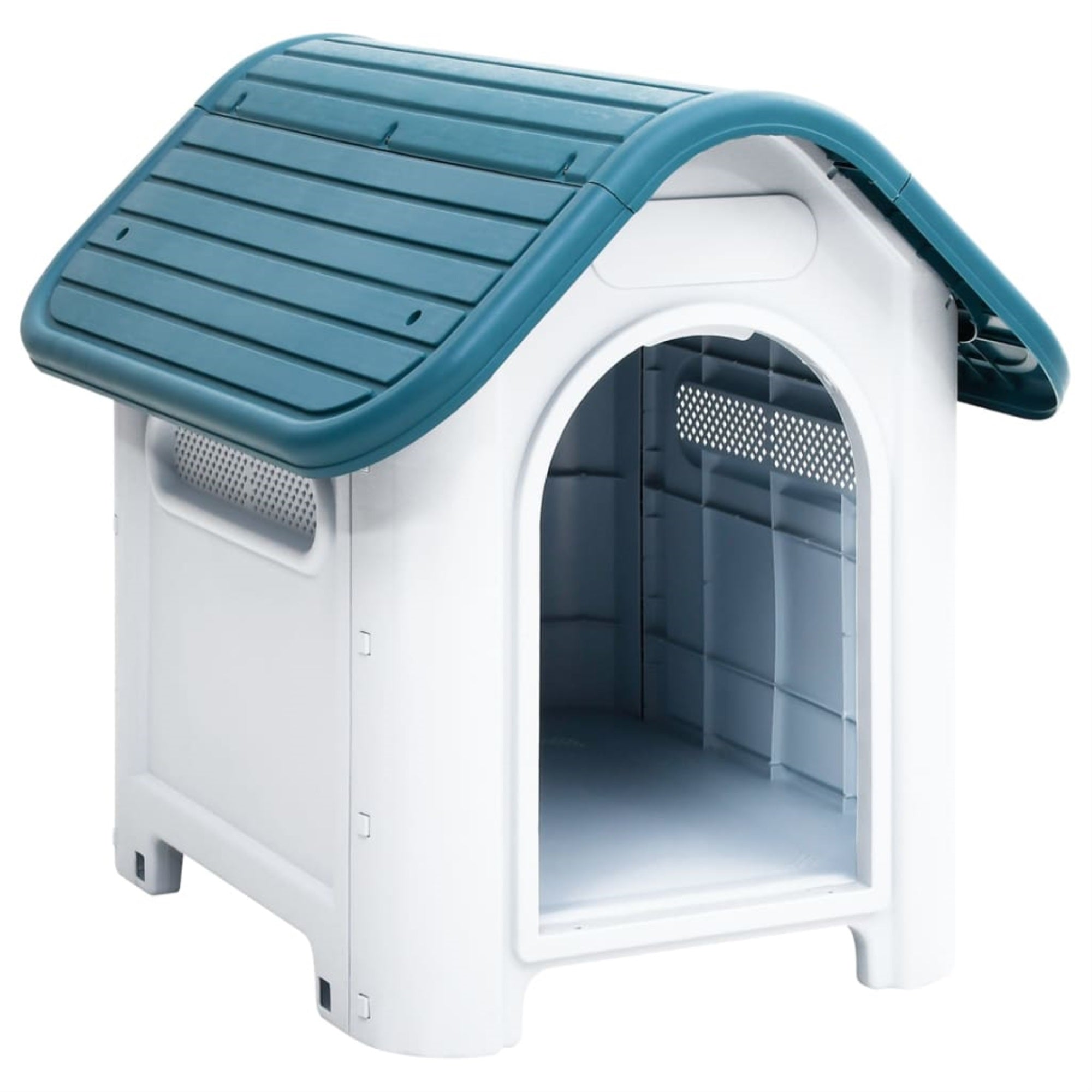 Vidaxl Dog House Blue 23.2'X29.5'X26' Polypropylene