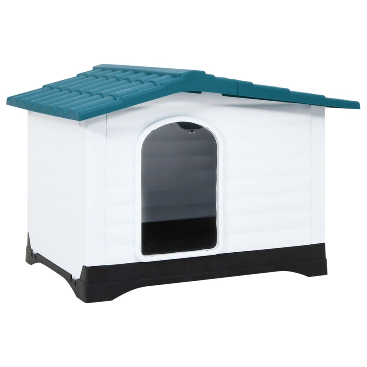 Vidaxl Dog House Blue 35.6'X26.8'X26' Polypropylene