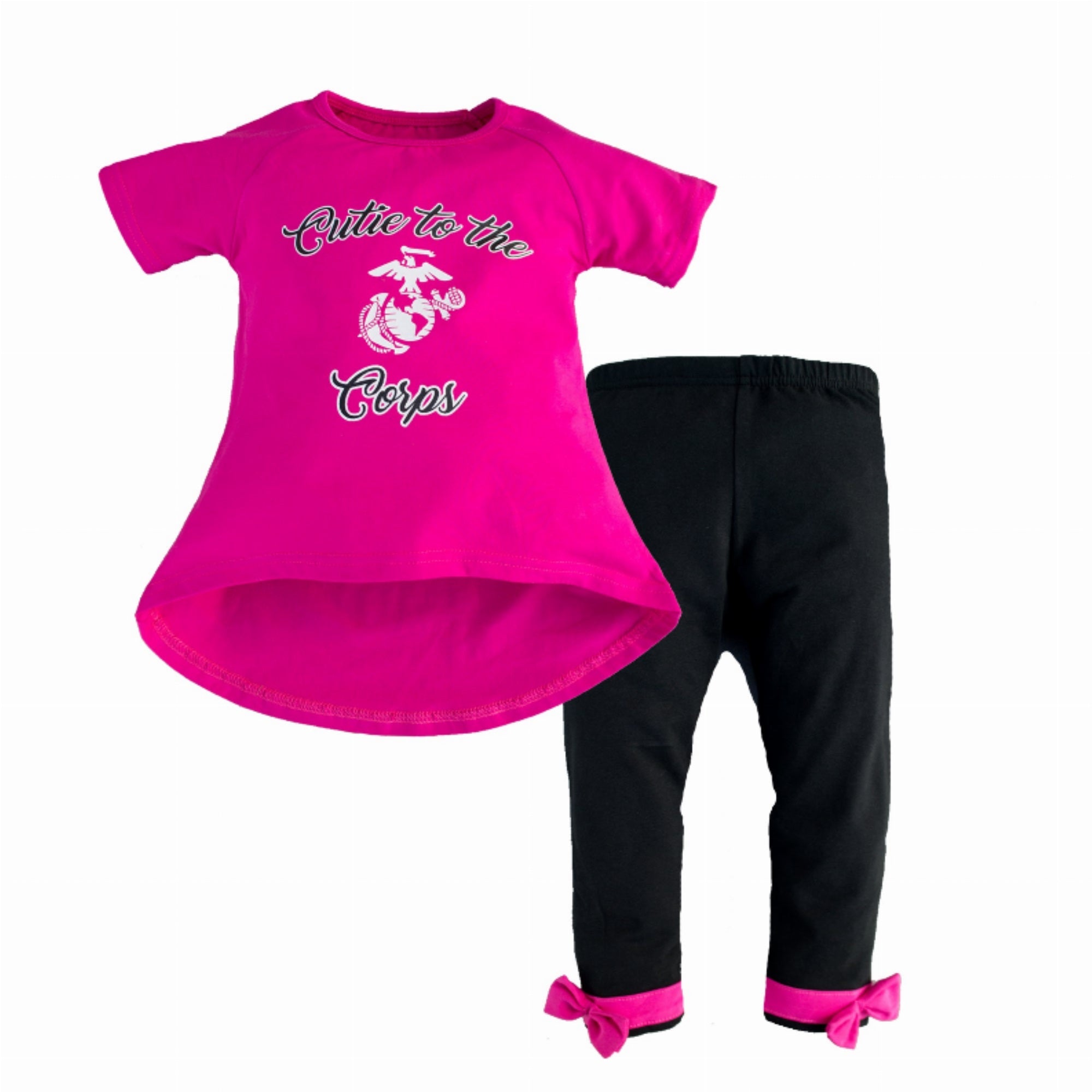 Marine “Cutie to the Corps” Toddler Set (2 Pieces)