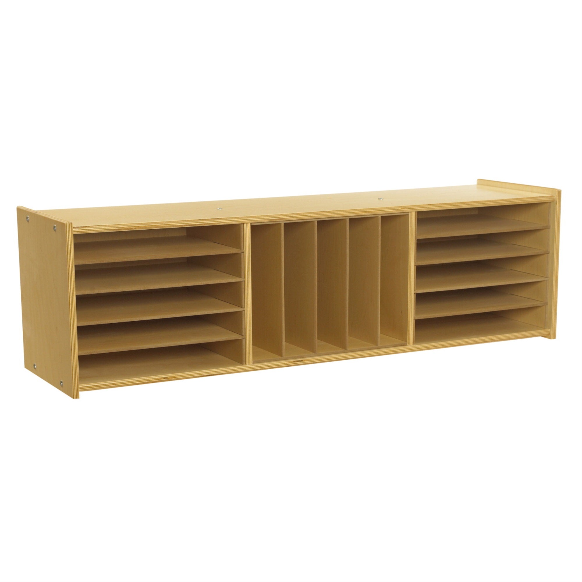 Childcraft Abc Furnishings Sectional Inserts For 3-Shelf Storage Unit, 18 Pieces