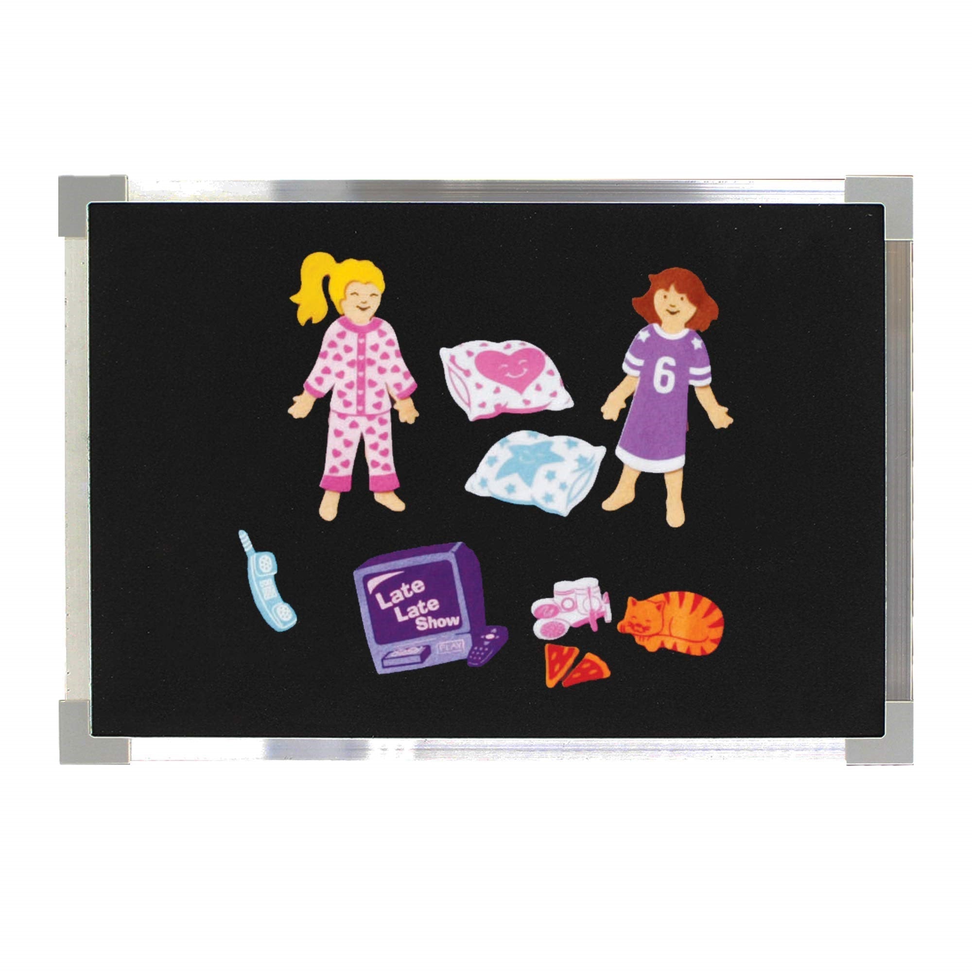 24 x 36 Aluminum Framed Flannel Board