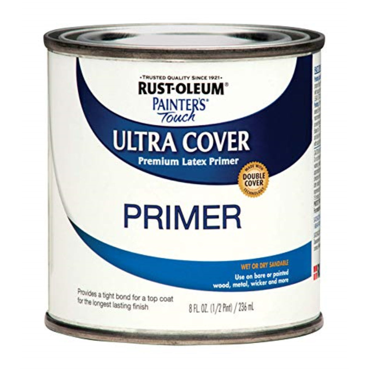 1534312 Ultracvr Flt Wht Prm8Oz Rust-Oleum Ultra Cover Flat White Paint Exterior And Interior 250 G/L 0.5 Oz (Pack Of 6)