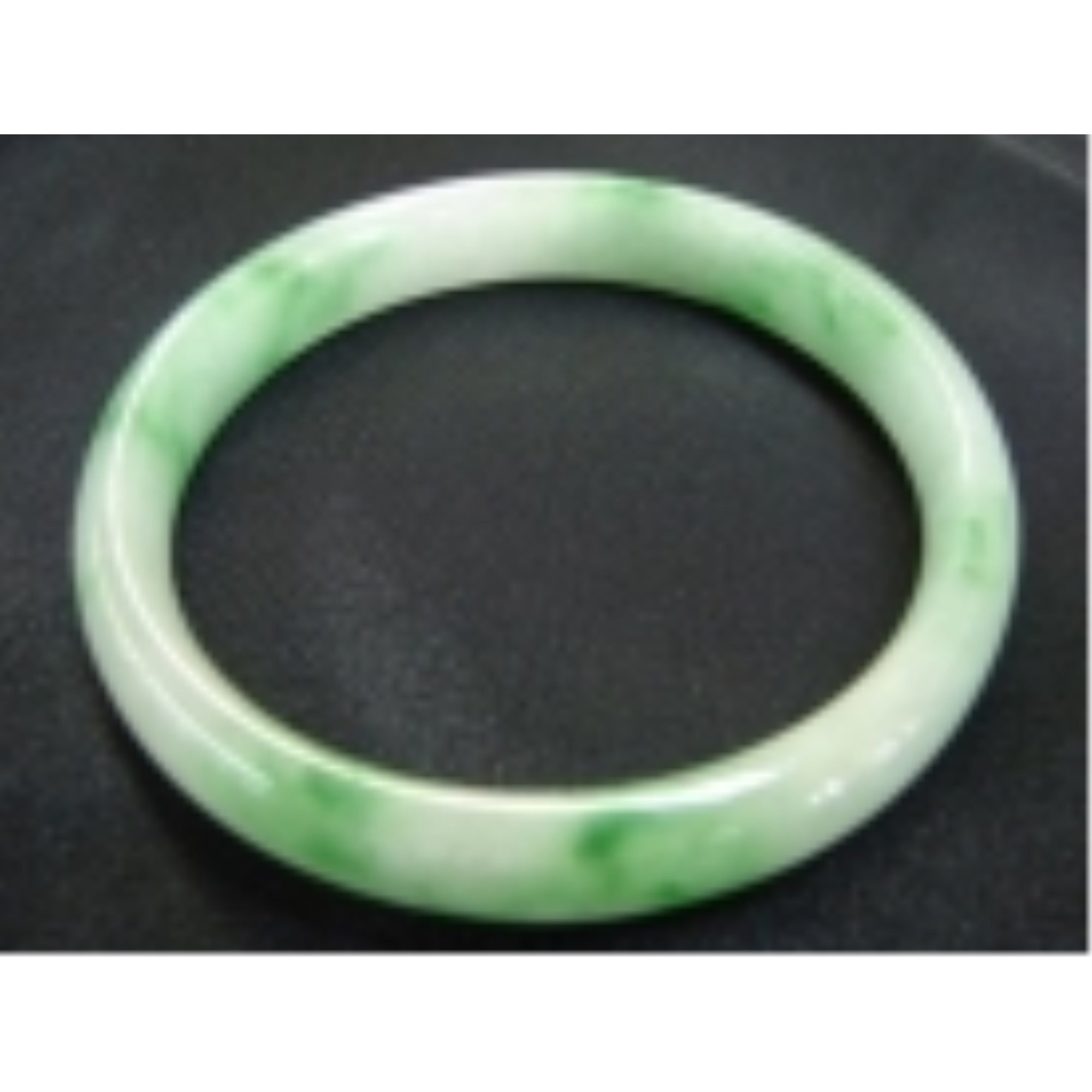Flat Inside Slip on Jade Bangles