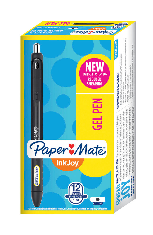 Paper Mate Inkjoy Gel Pen, 0.5 Mm, Black