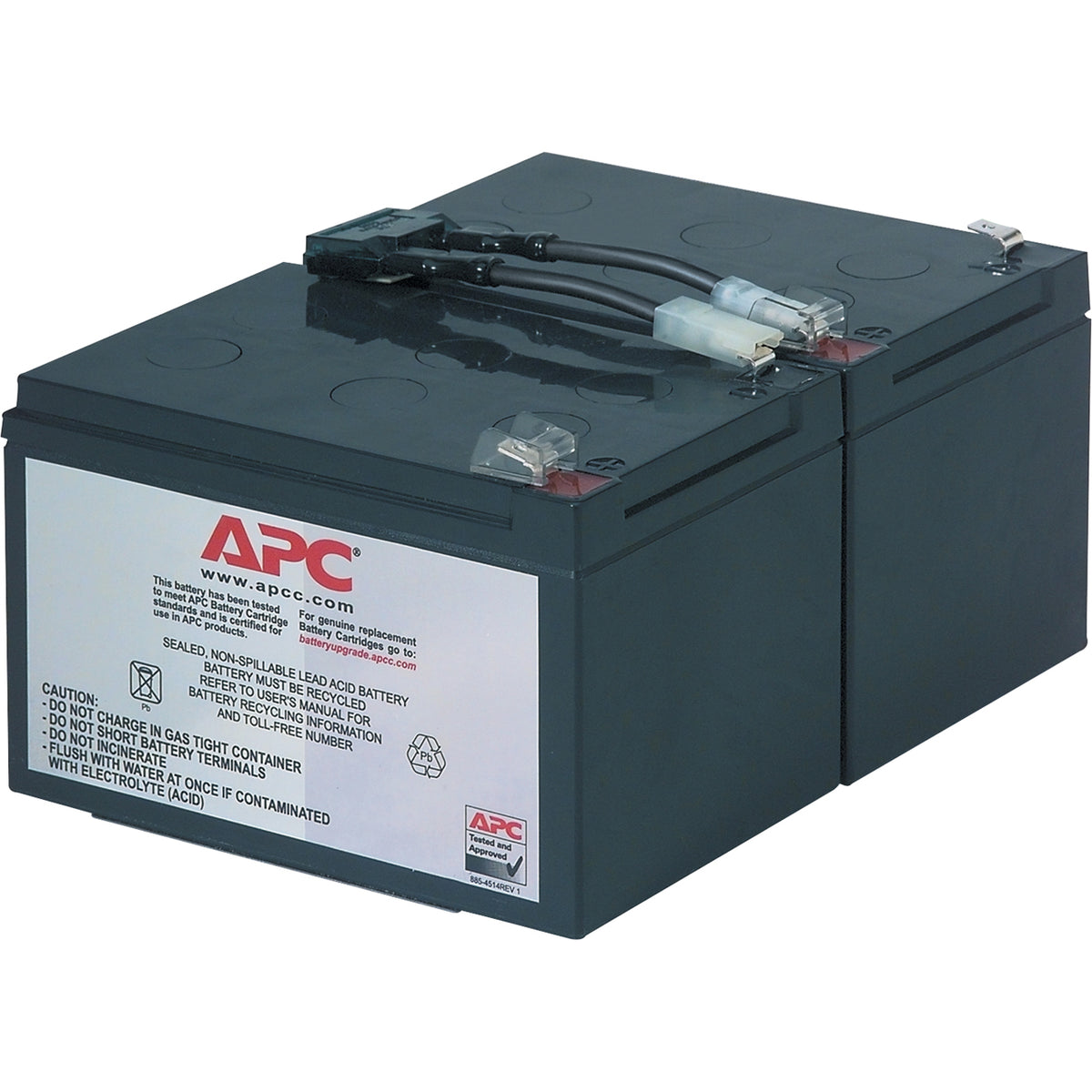 Apc Replacement Battery Cartridge #6 For Bp1000 Su1000 Rbc6