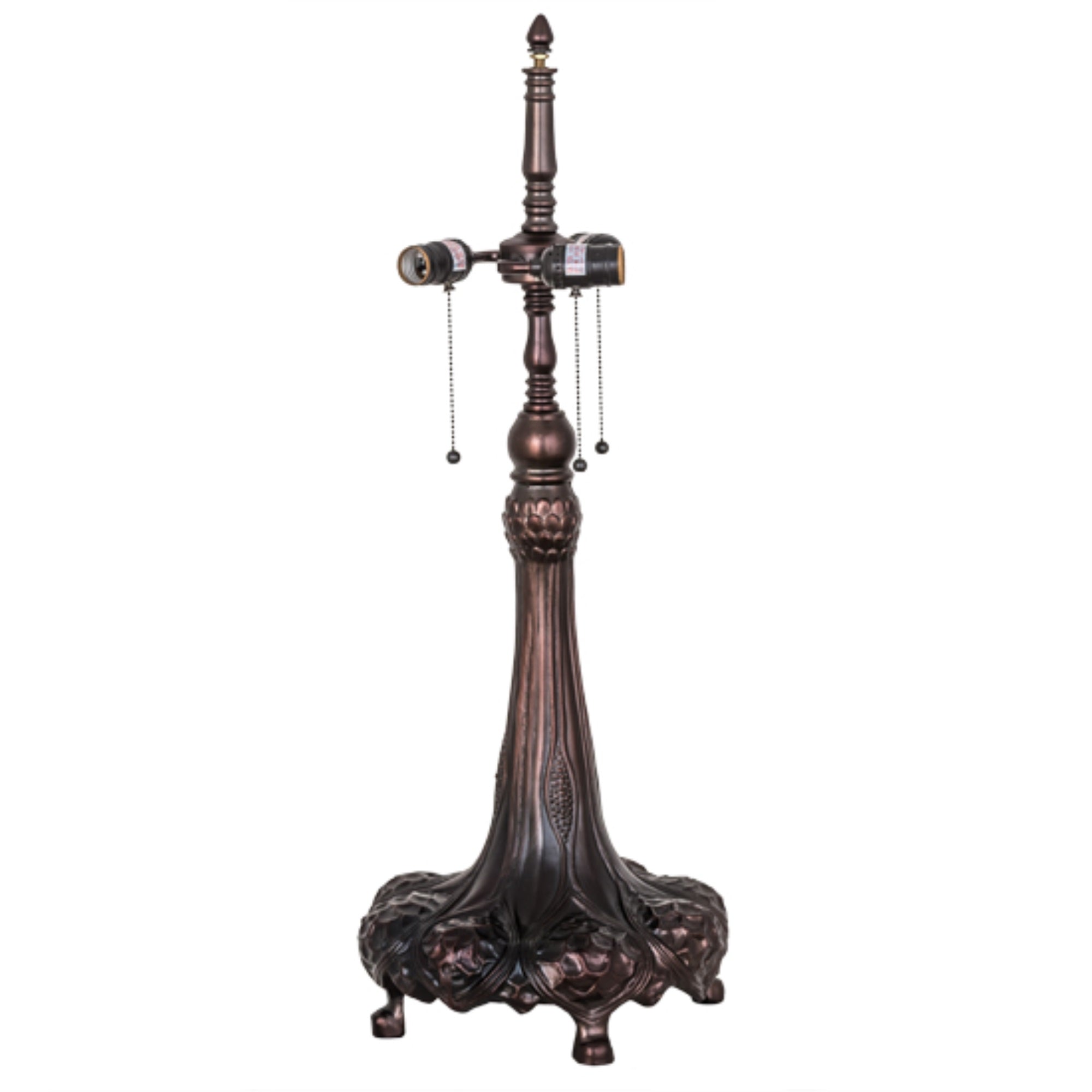 31' High Golden Lily 3 Light Table Base
