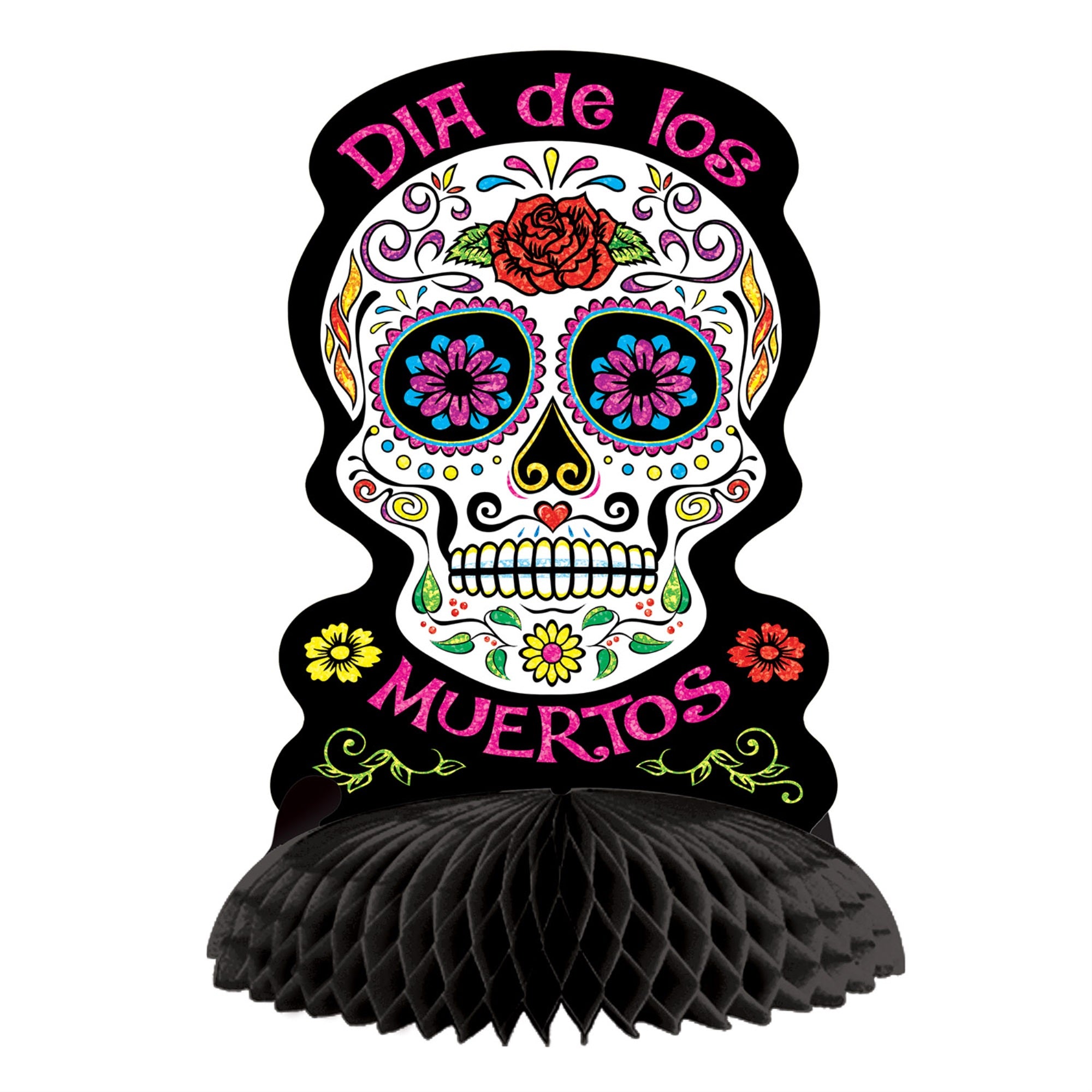 Day Of The Dead Centerpiece, (Pack Of 12)