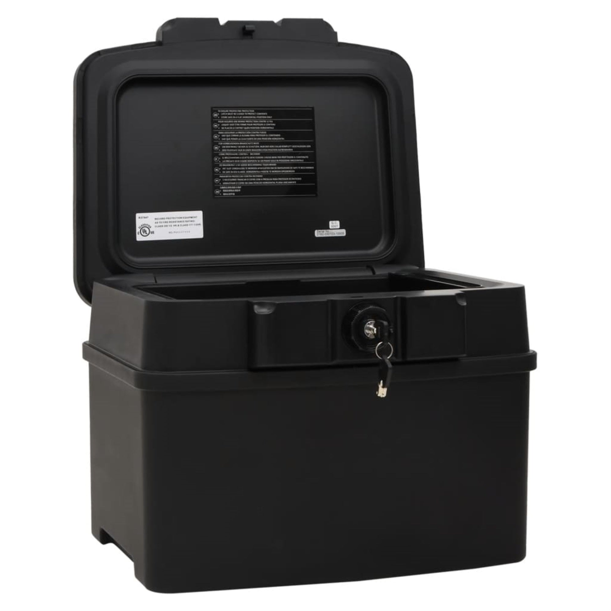 Vidaxl Safe Box Black 17.3'X14.6'X13.4' Polypropylene