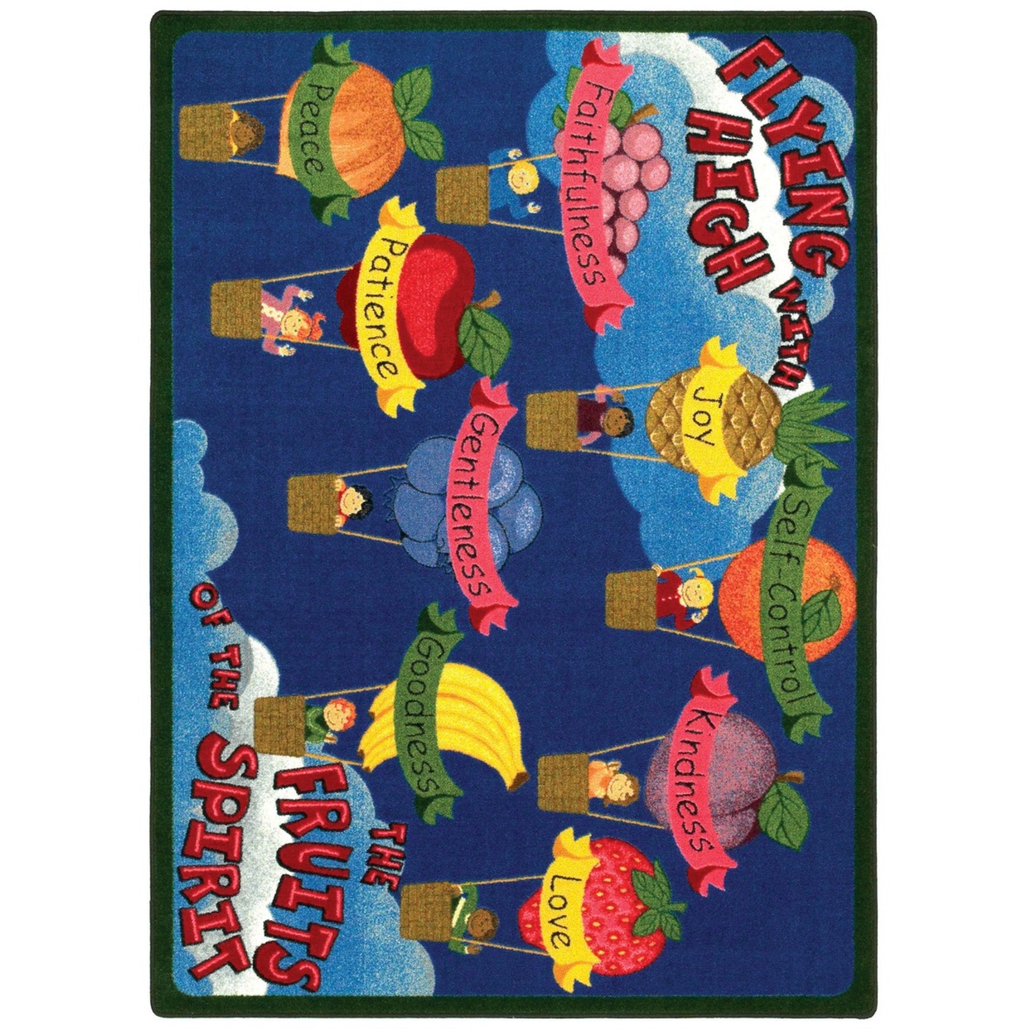 Fruits of the Spirit 3'10″ x 5'4″ area rug in color Multi