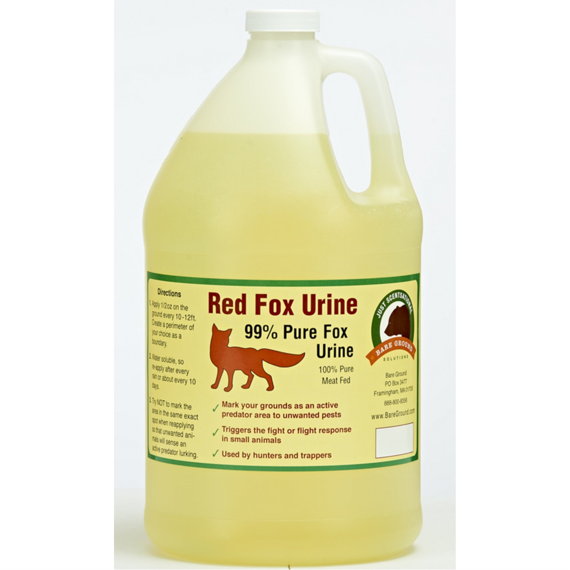 Just Scentsational Fox Urine Predator Scent Gallon