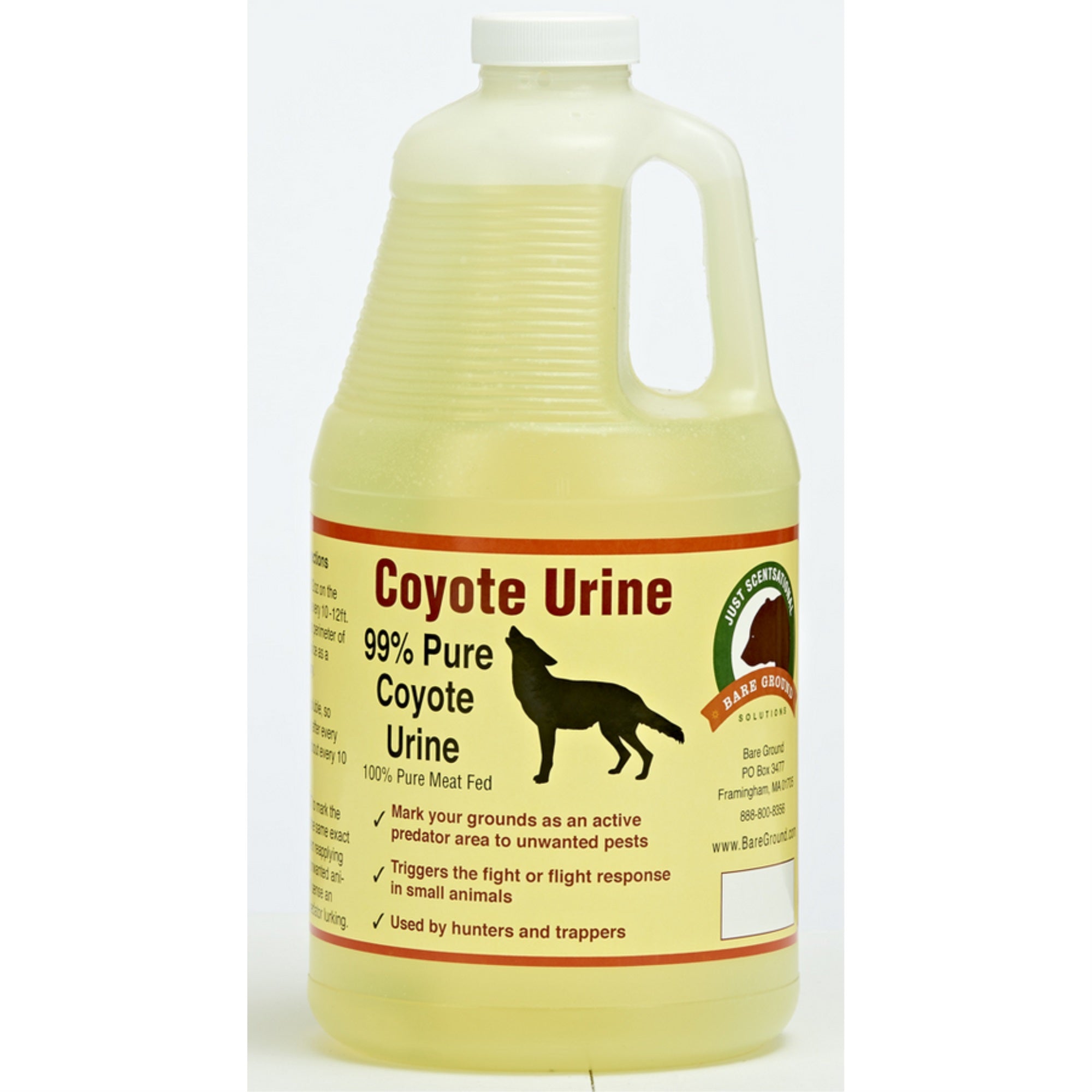 Just Scentsational Coyote Urine Predator Scent Half Gallon