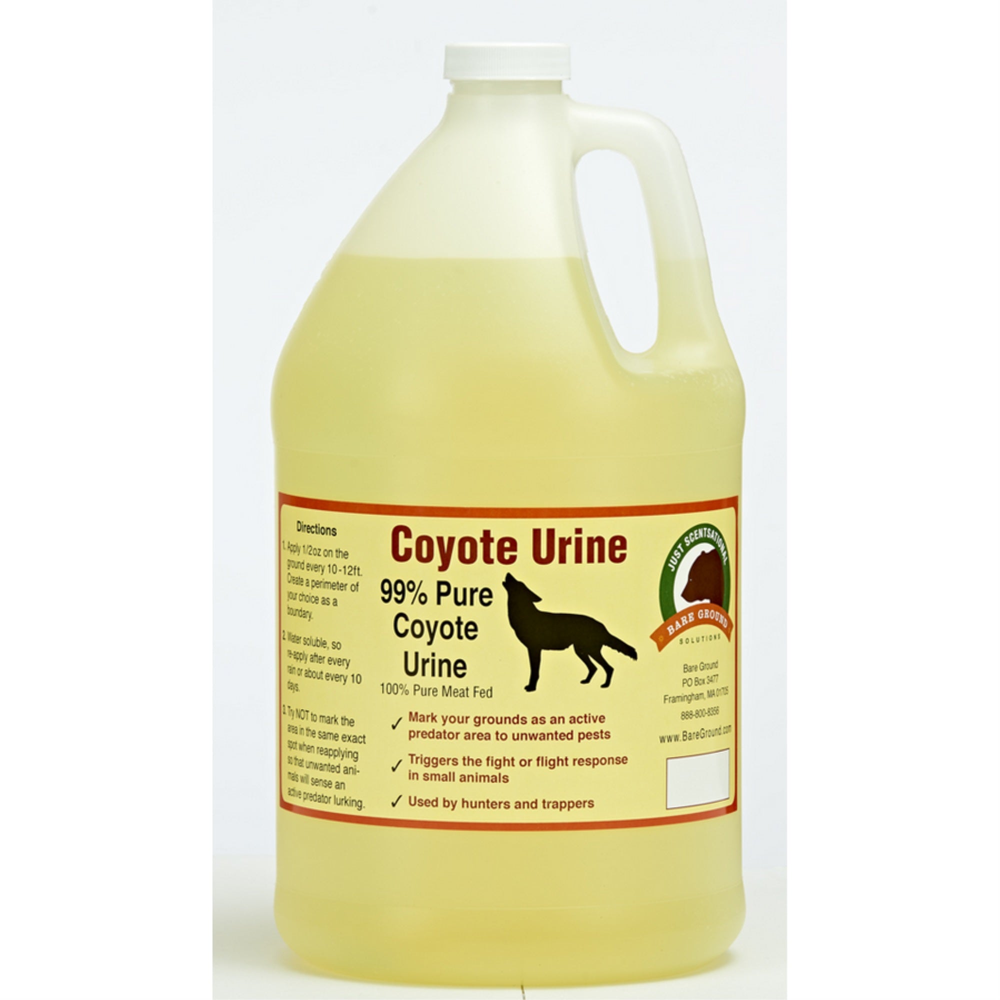 Just Scentsational Coyote Urine Predator Scent Gallon
