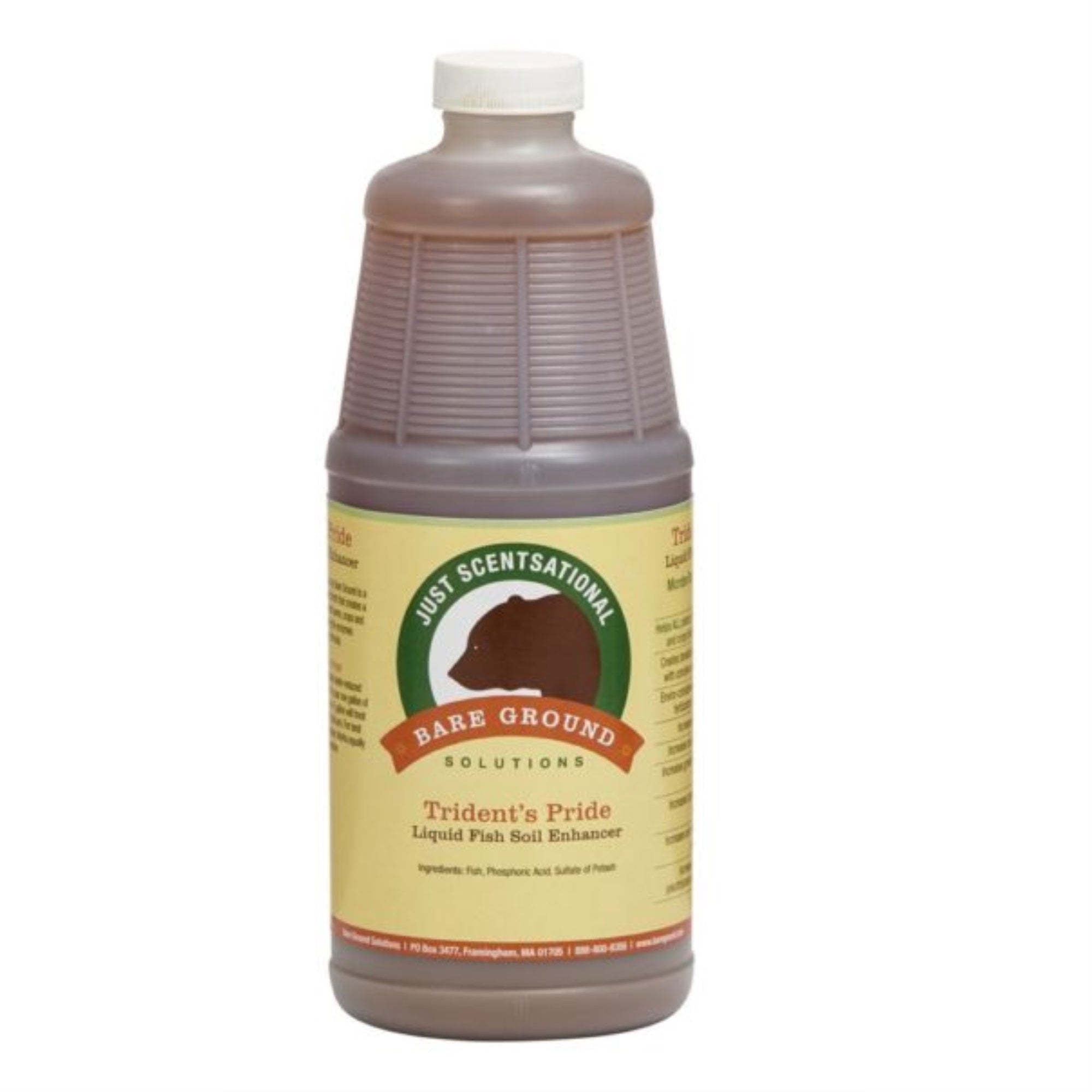 Just Scentsational Tridents Pride Liquid Fish Fertilizer One Quart
