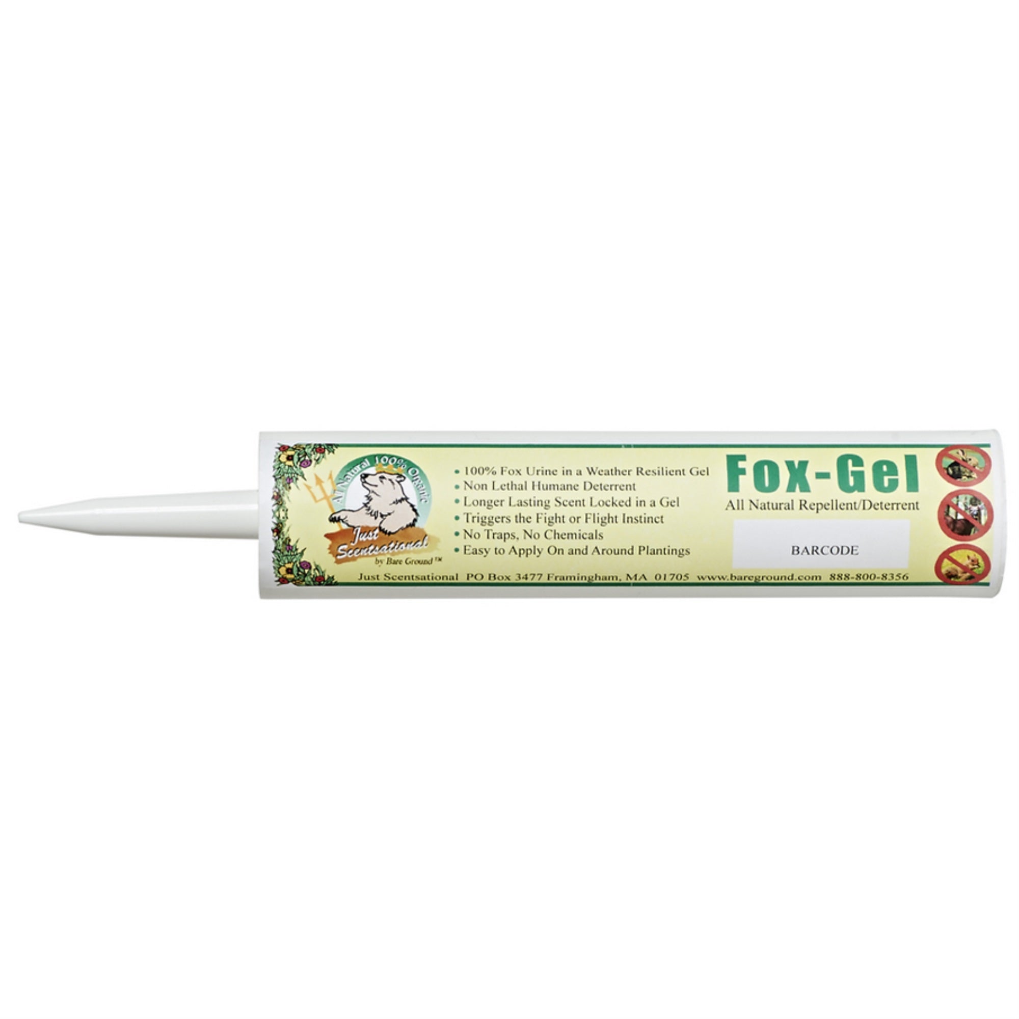 Just Scentsational Fox Urine Predator Scent Gel 10' Tube