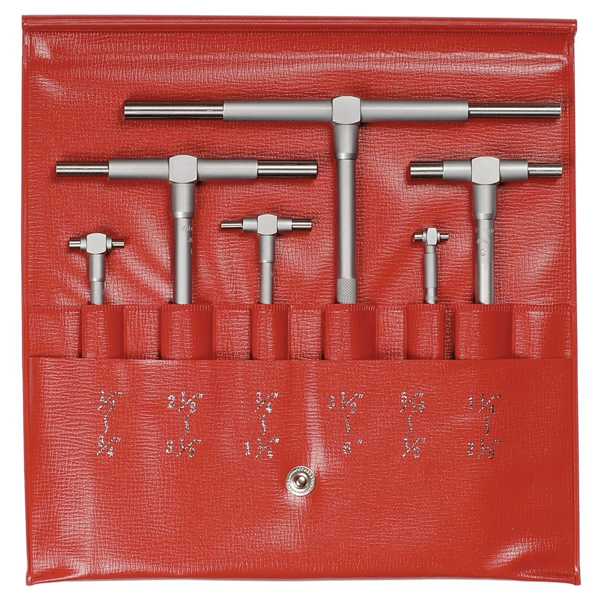 Telescoping Gage Set, .313-6 In, 6Pc