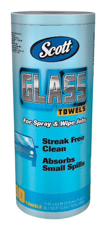 Glass Towels Blue 90Ct (Pack Of 1)