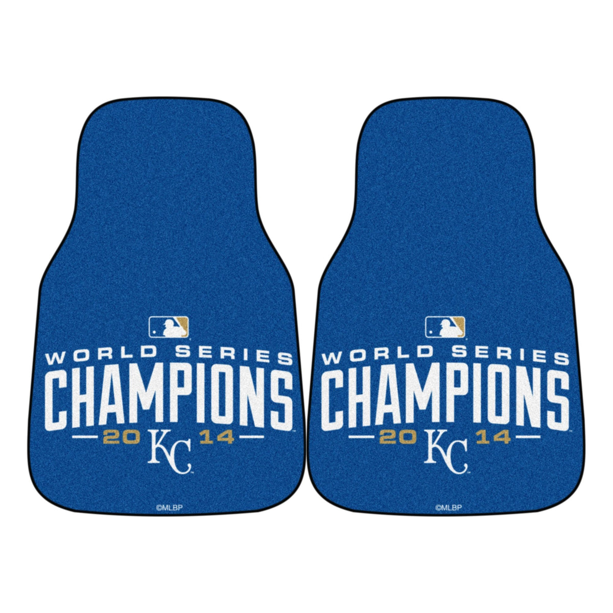 Houston Astros 2017 Mlb World Series Champions Front Carpet Car Mat Set - 2 Pieces