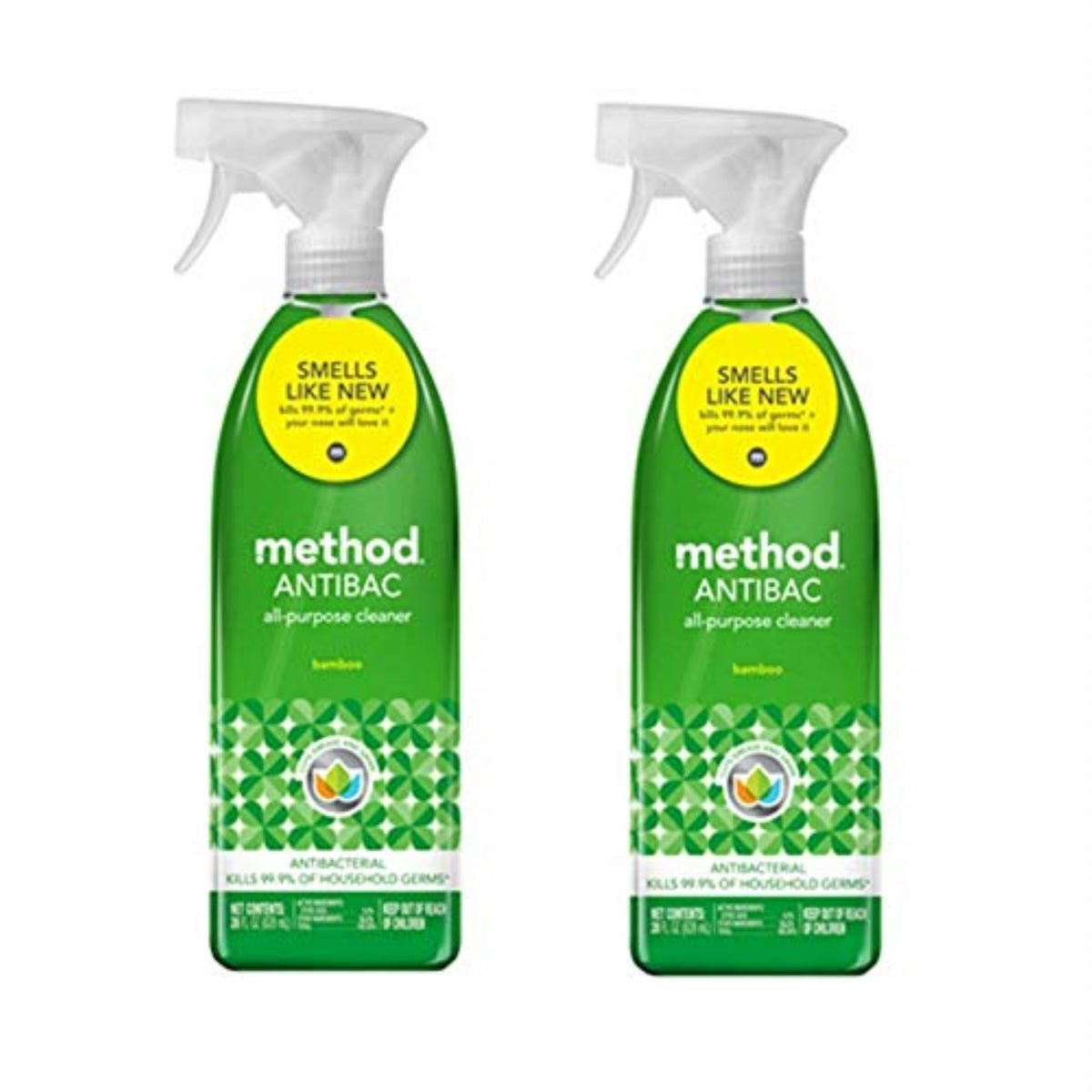 1566942 Mthd Ms Antibc Bmboo28Oz Method Antibac Bamboo Scent Organic All Purpose Cleaner Liquid 28 Oz (Pack Of 8)