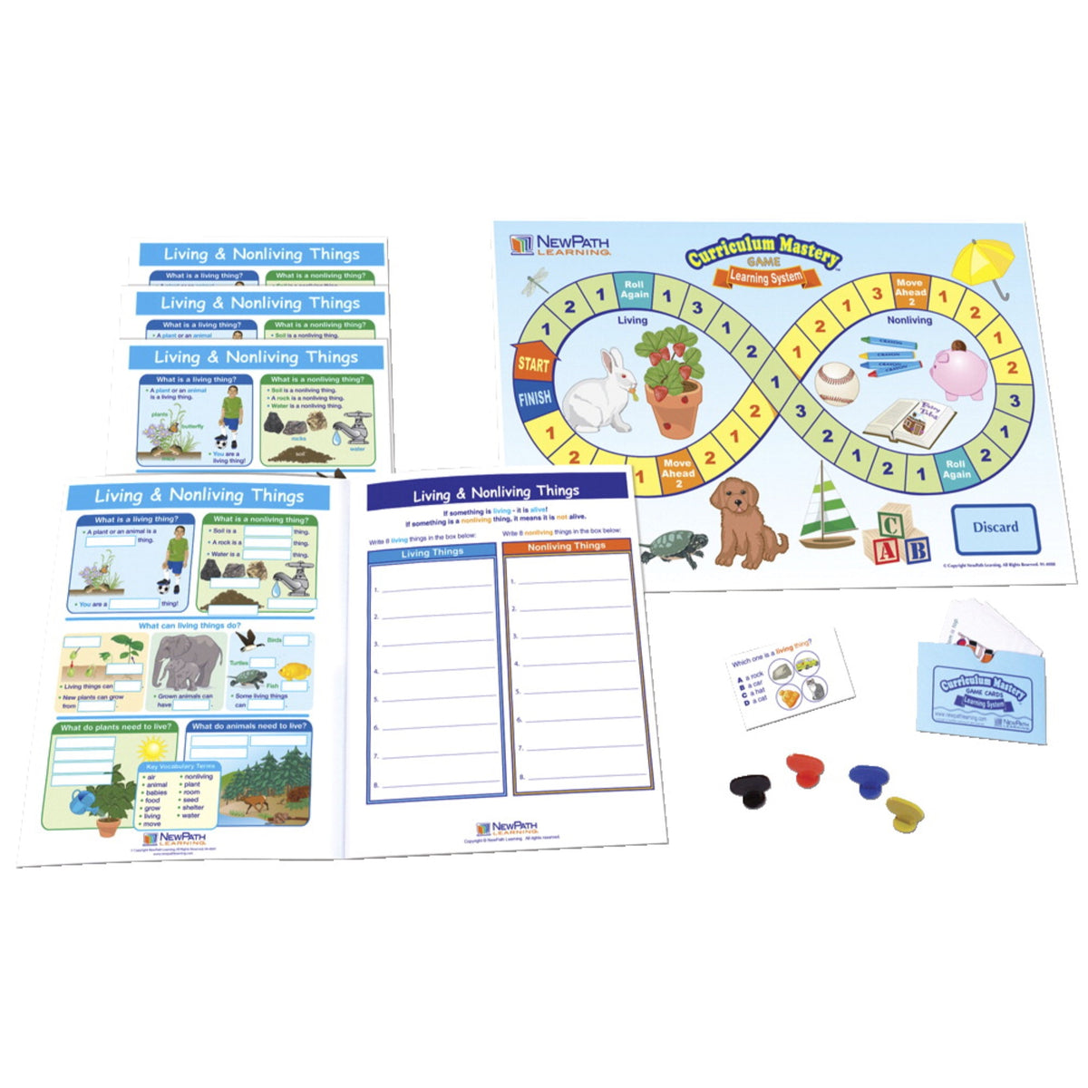 Newpath Learning Living And Nonliving Things Learning Center, Grades 1 ...