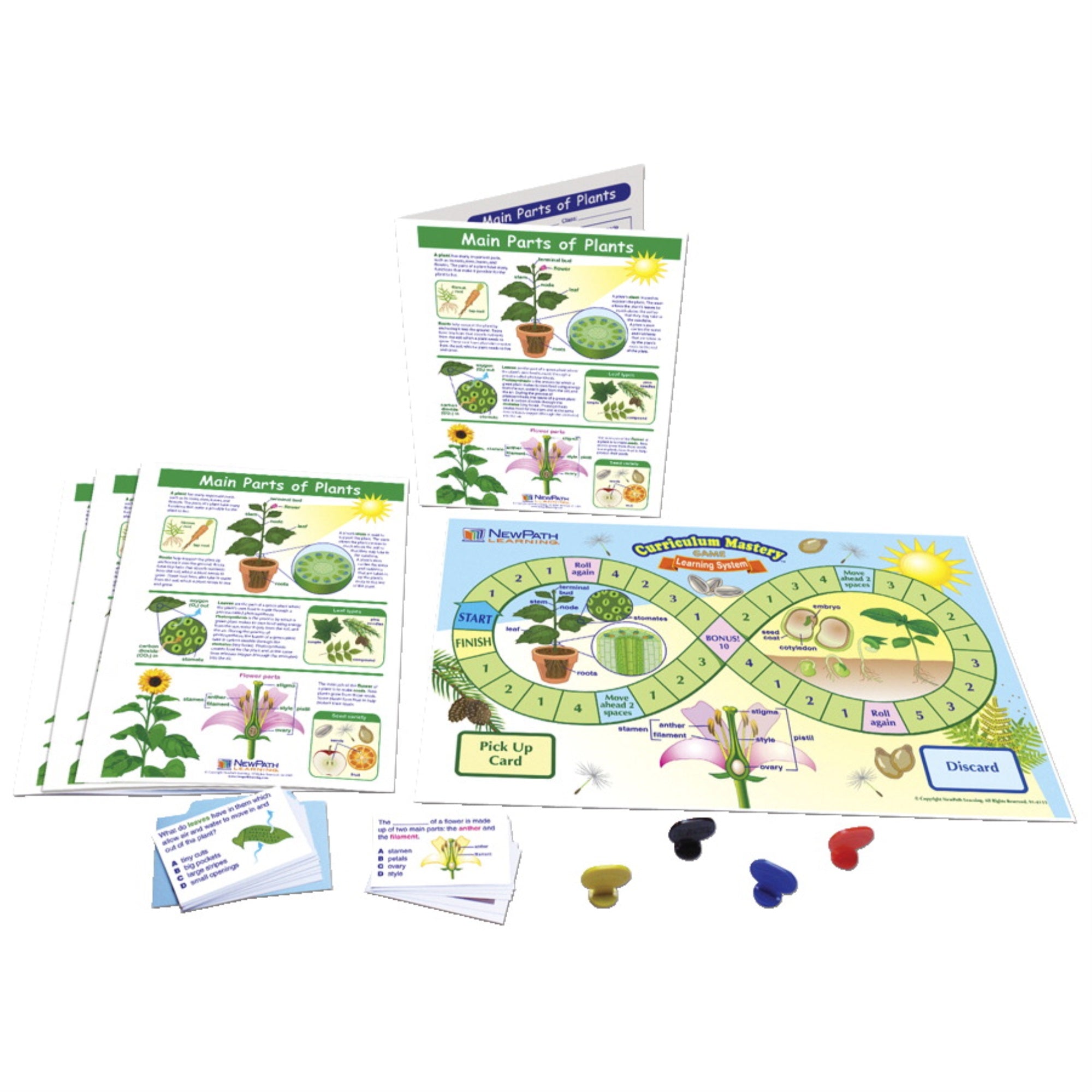 Newpath Learning Main Parts Of Plants Learning Center, Grades 3-5