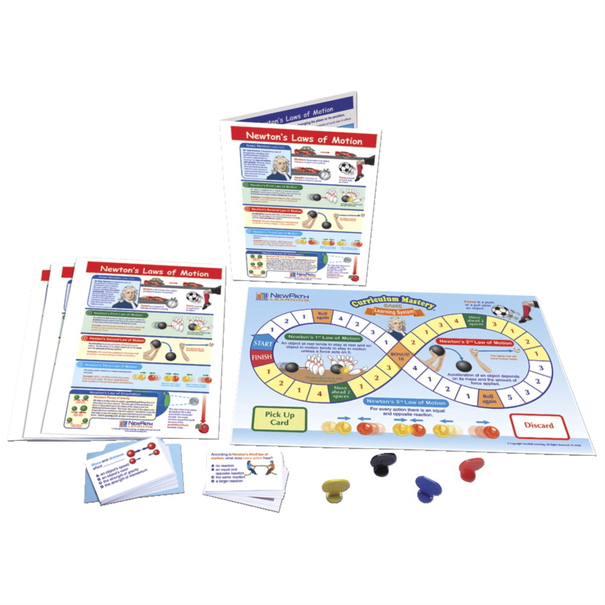 Newpath Learning Newton'S Laws Of Motion Learning Center, Grades 3-5
