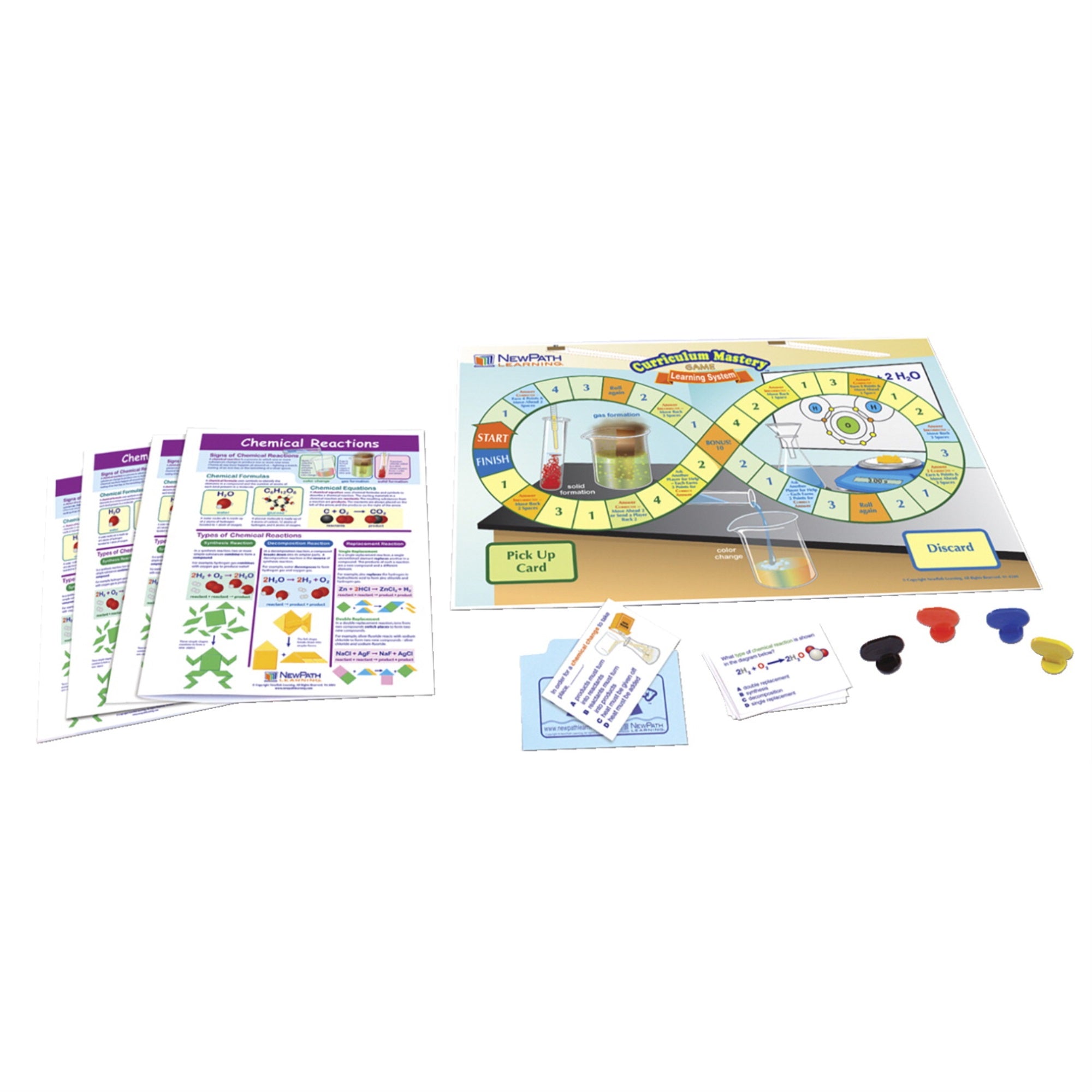 Newpath Chemical Reactions Learning Center, Grades 6 To 9