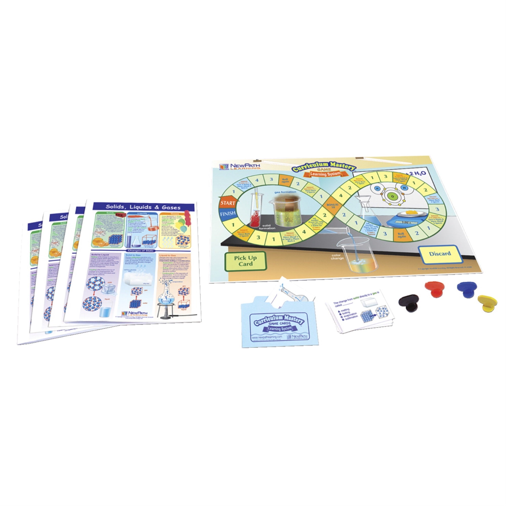 Newpath Solids, Liquids And Gases Learning Center, Grades 6 To 9